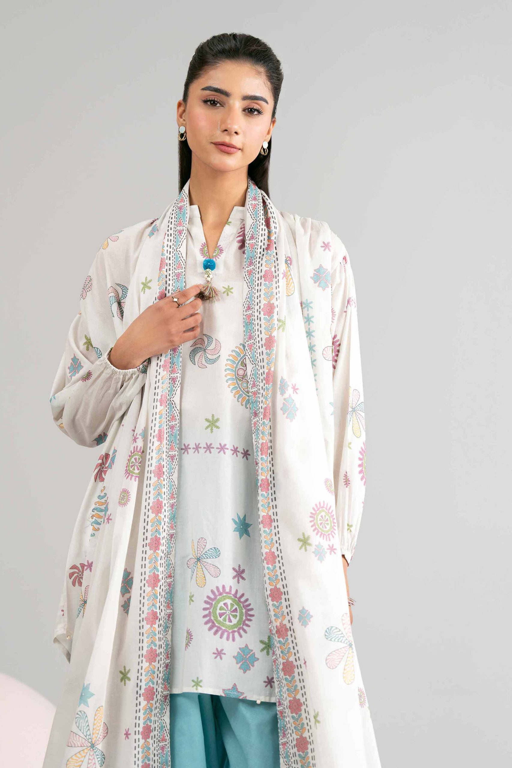 3 Piece - Printed Loose Fabric - 42602420 - Image 2