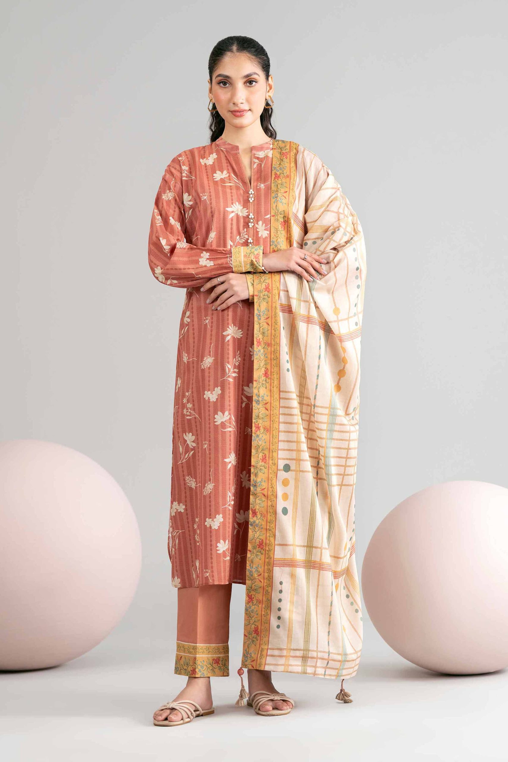 3 Piece - Printed Loose Fabric - 42602425 - Image 4
