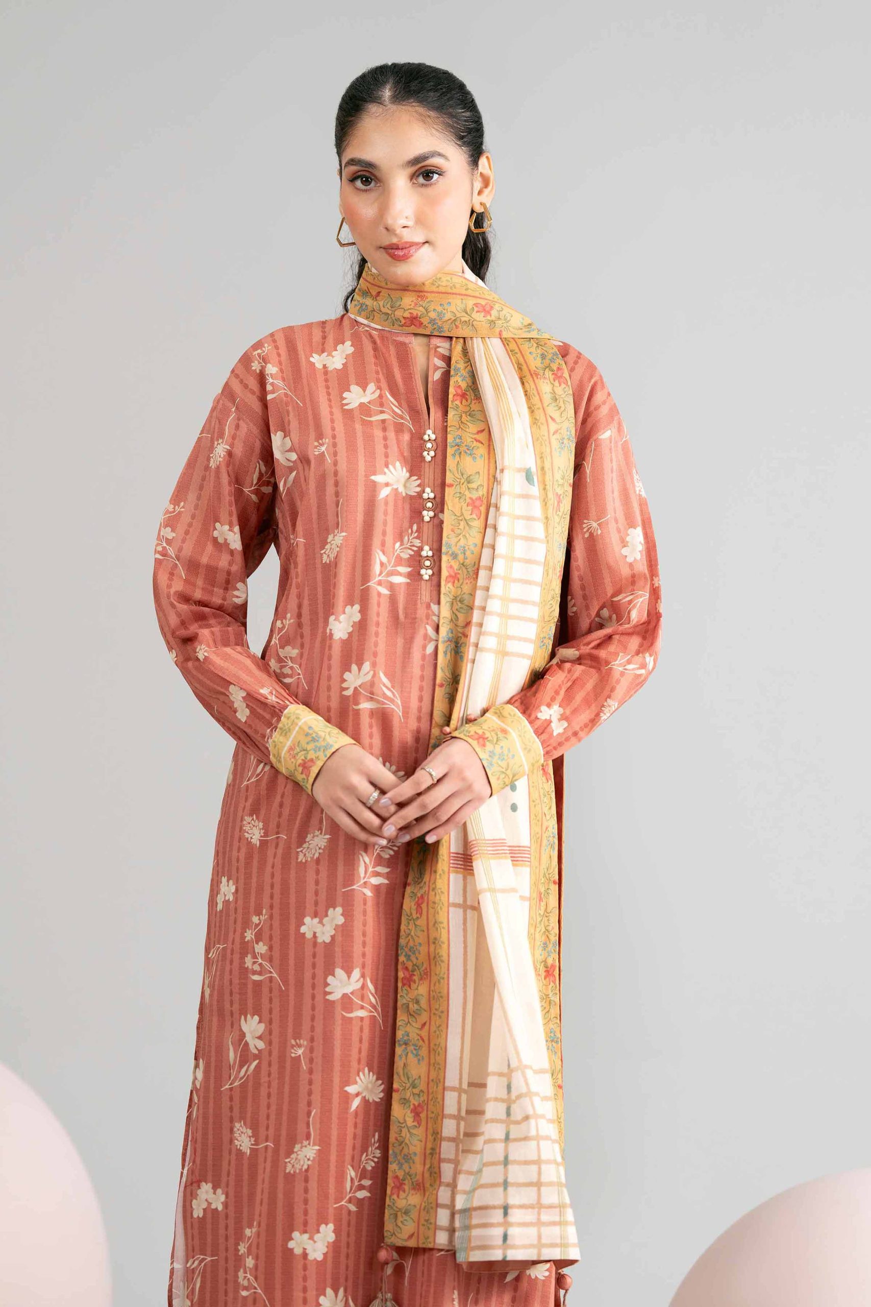 3 Piece - Printed Loose Fabric - 42602425 - Image 2