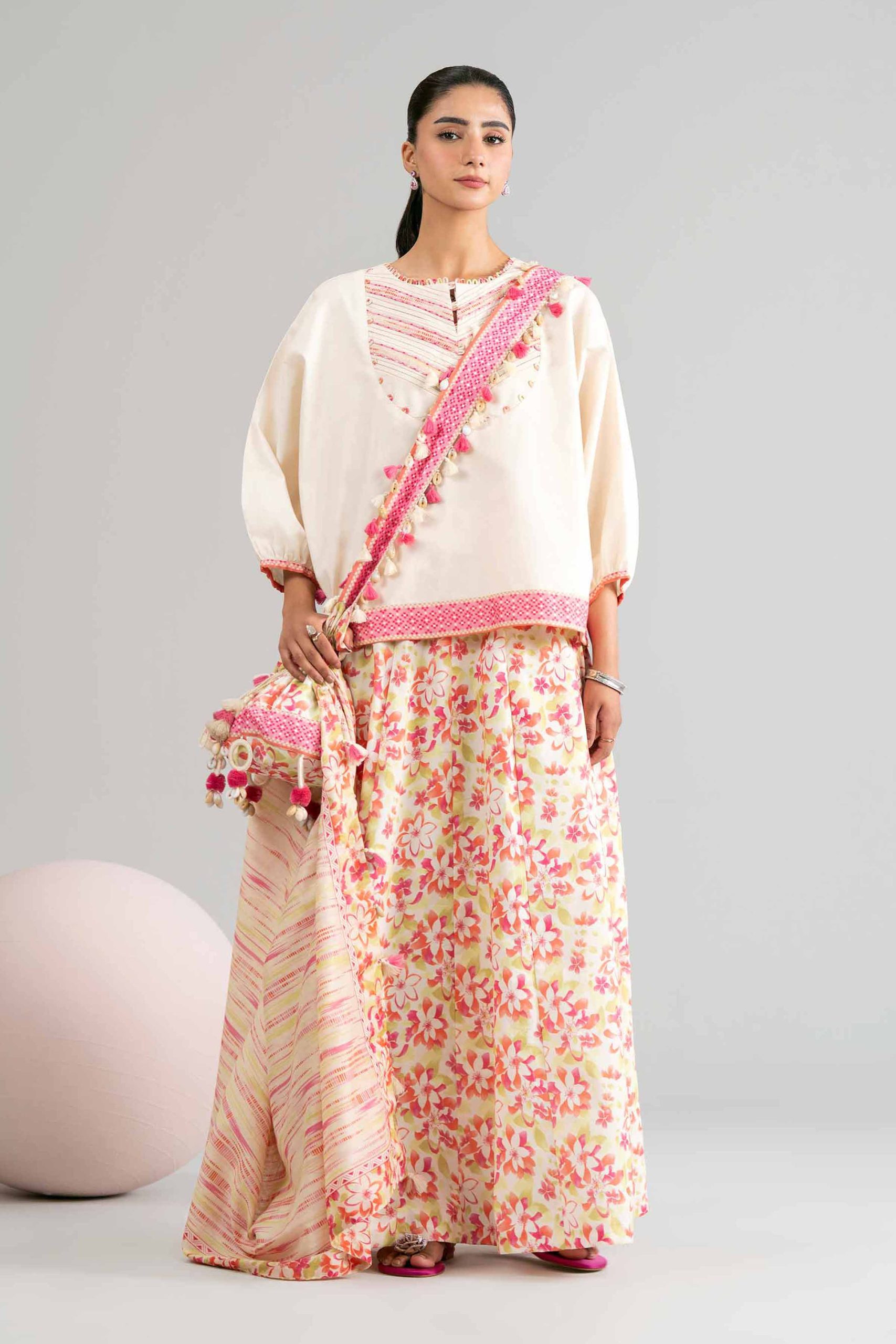 3 Piece - Printed Loose Fabric - 42602426