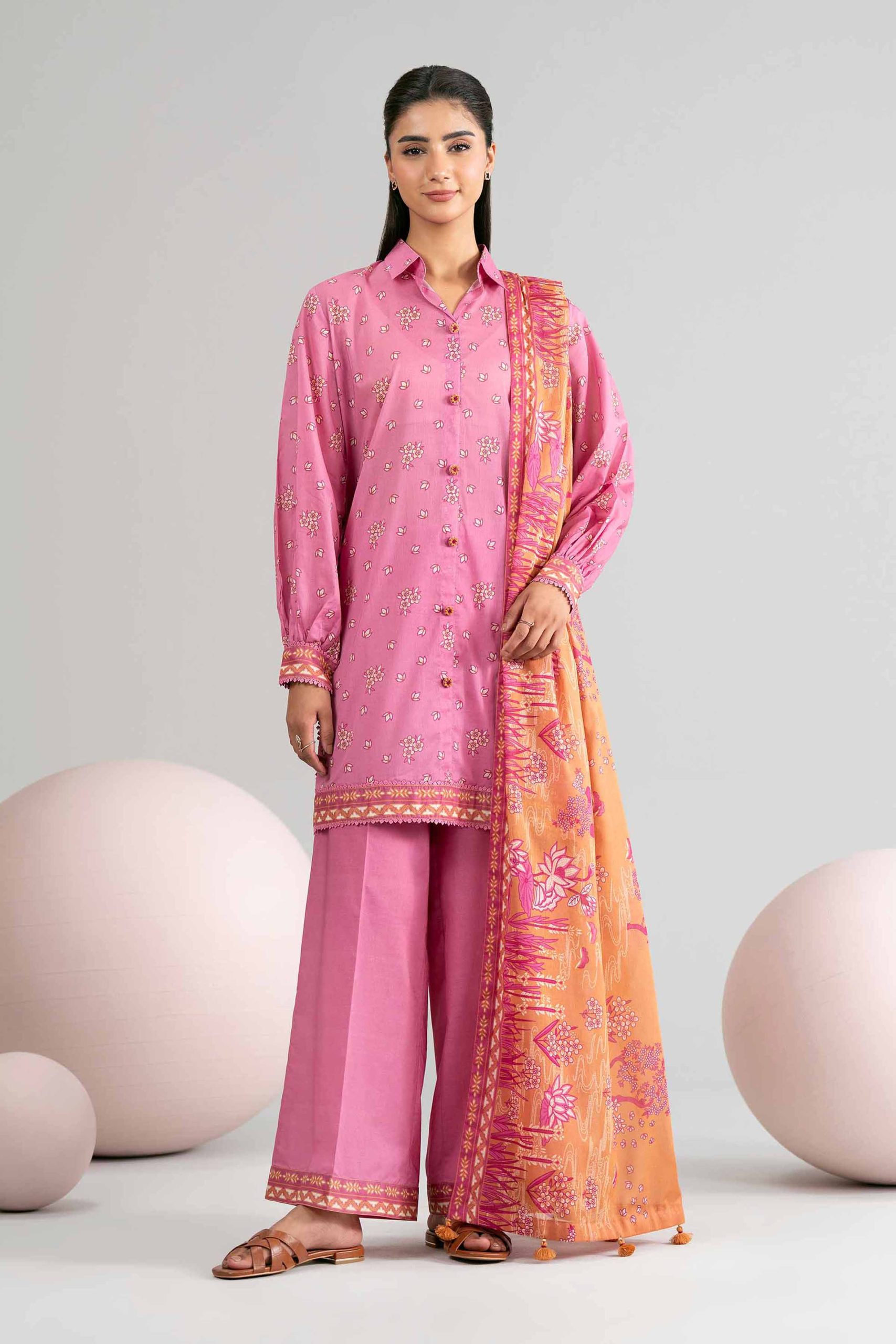 3 Piece - Printed Loose Fabric - 42602430