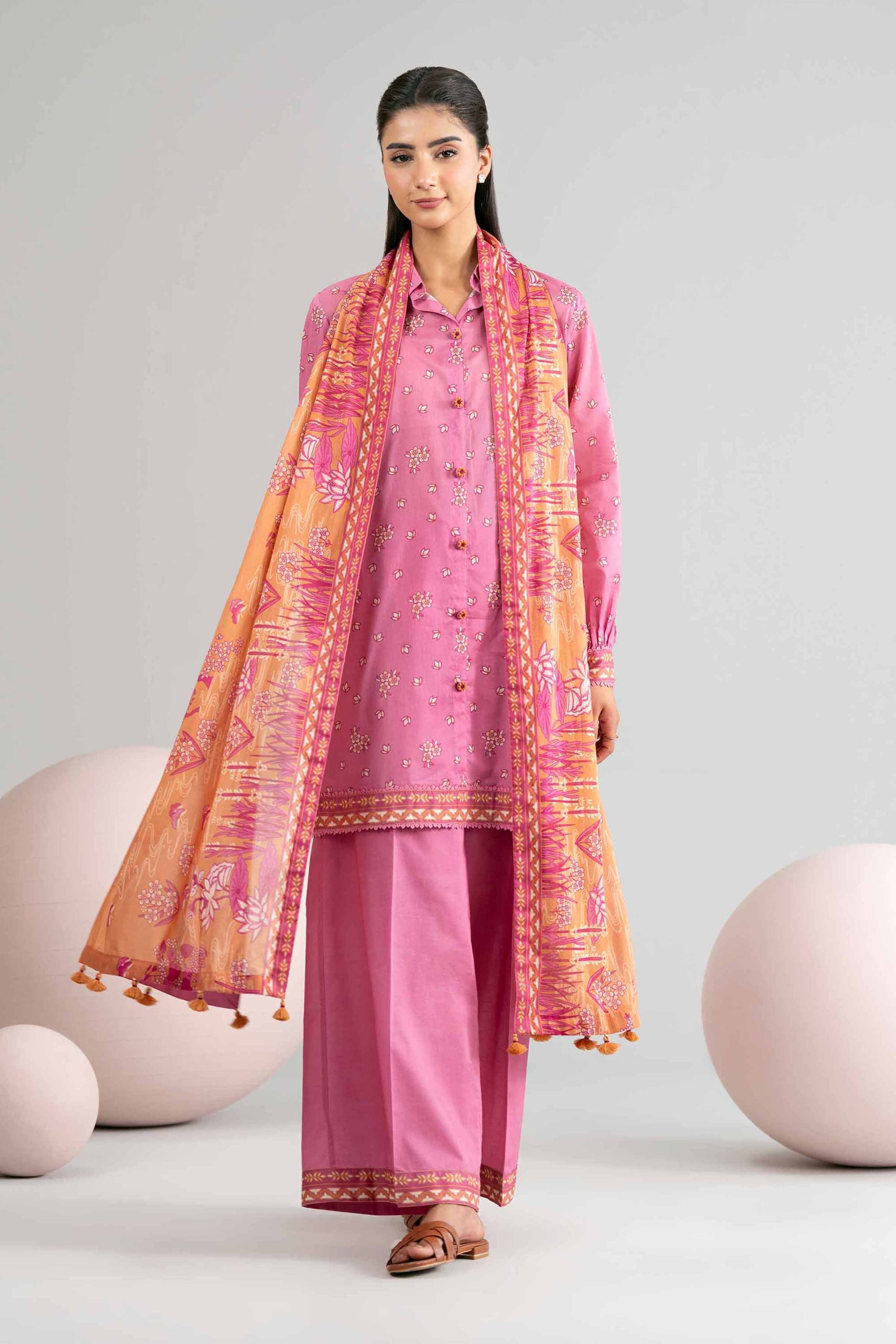 3 Piece - Printed Loose Fabric - 42602430 - Image 4