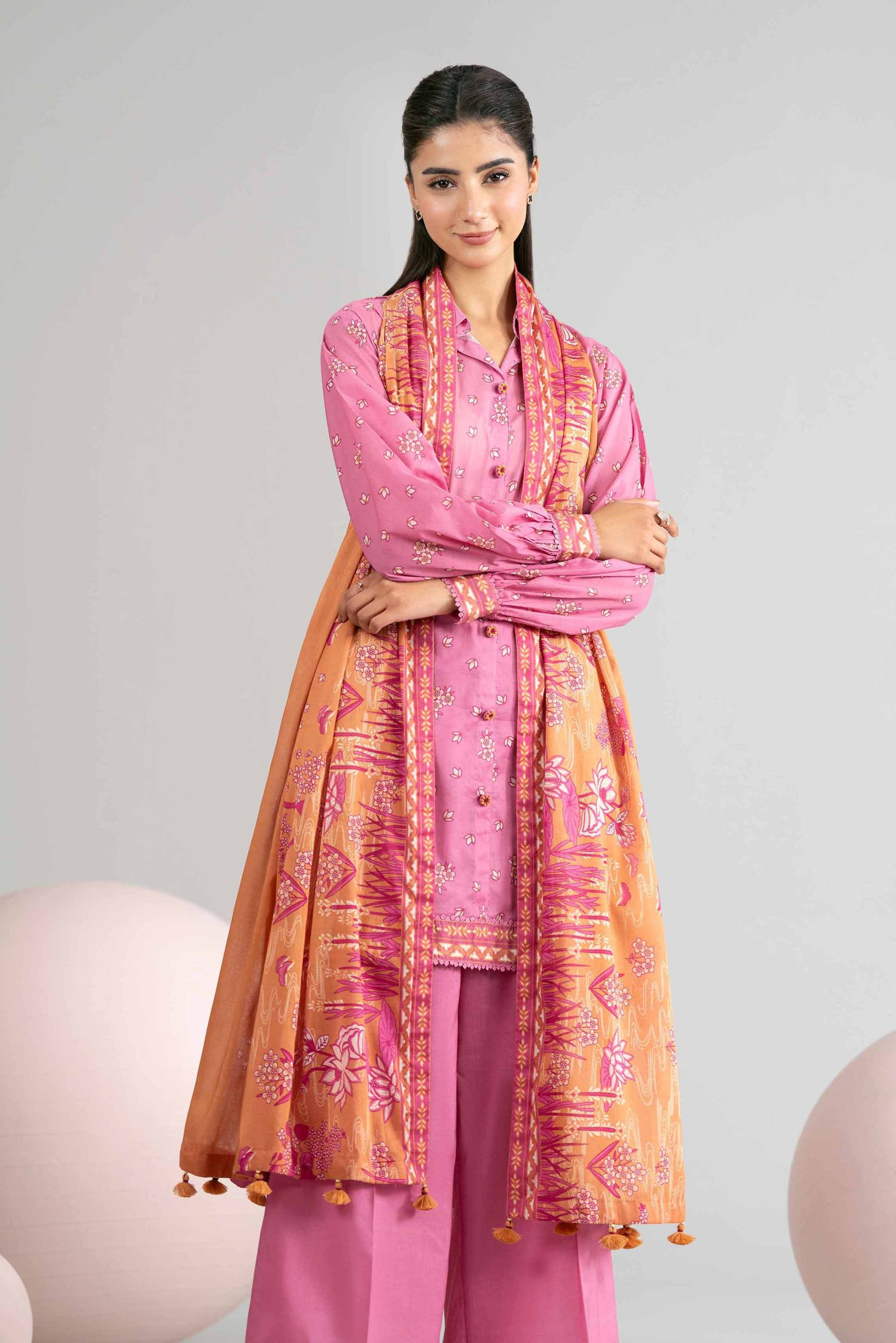 3 Piece - Printed Loose Fabric - 42602430 - Image 2
