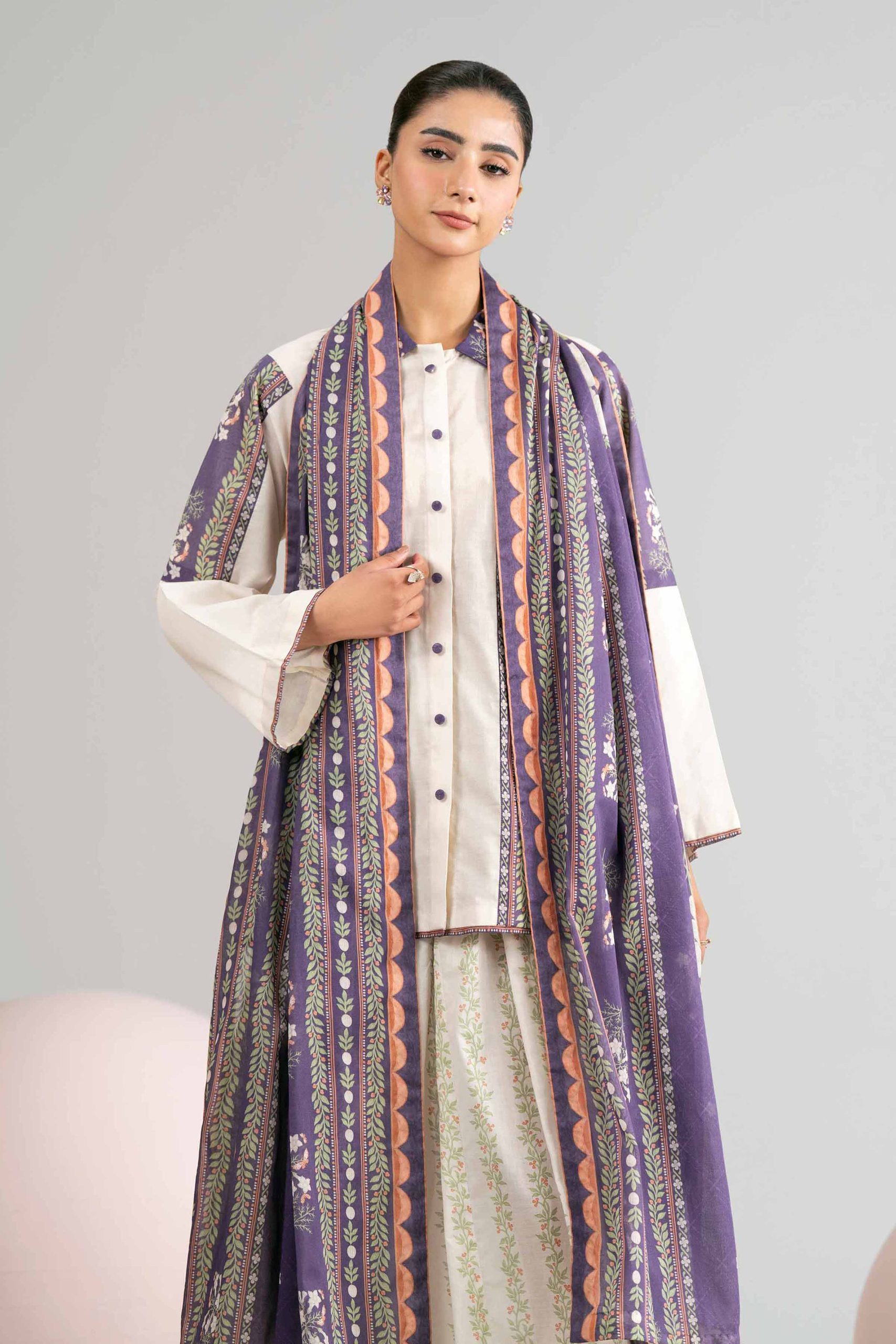 3 Piece - Printed Loose Fabric - 42602433 - Image 2
