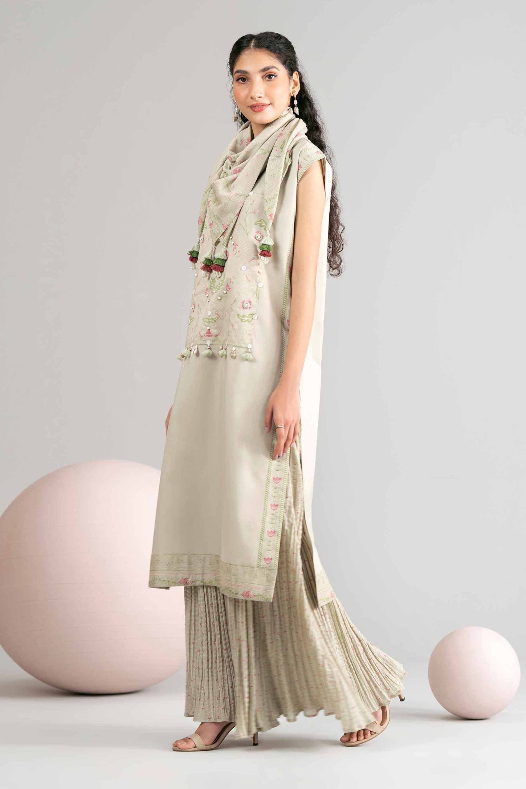 3 Piece - Printed Loose Fabric - 42602434 - Image 4