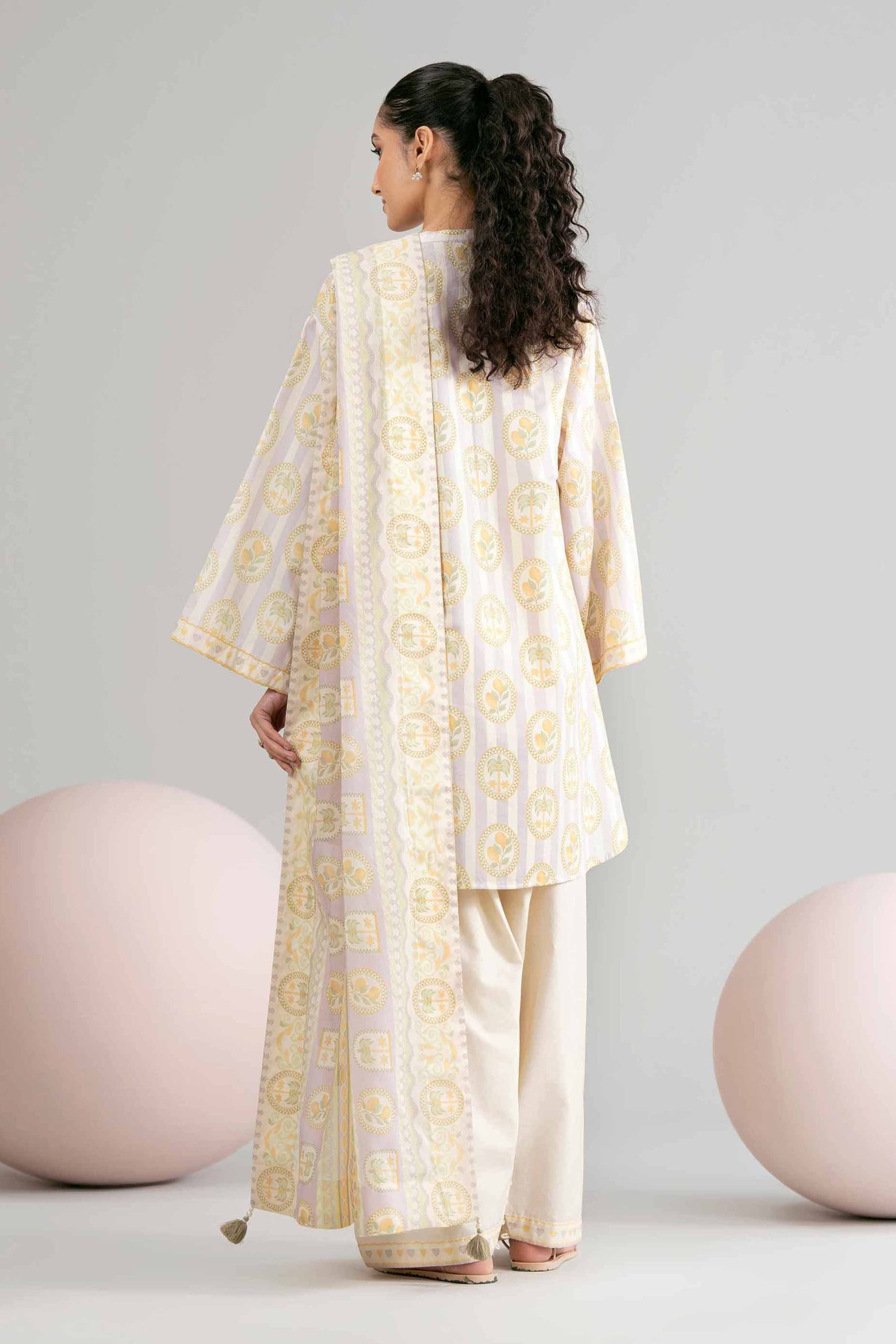 3 Piece - Printed Loose Fabric - 42602437 - Image 3