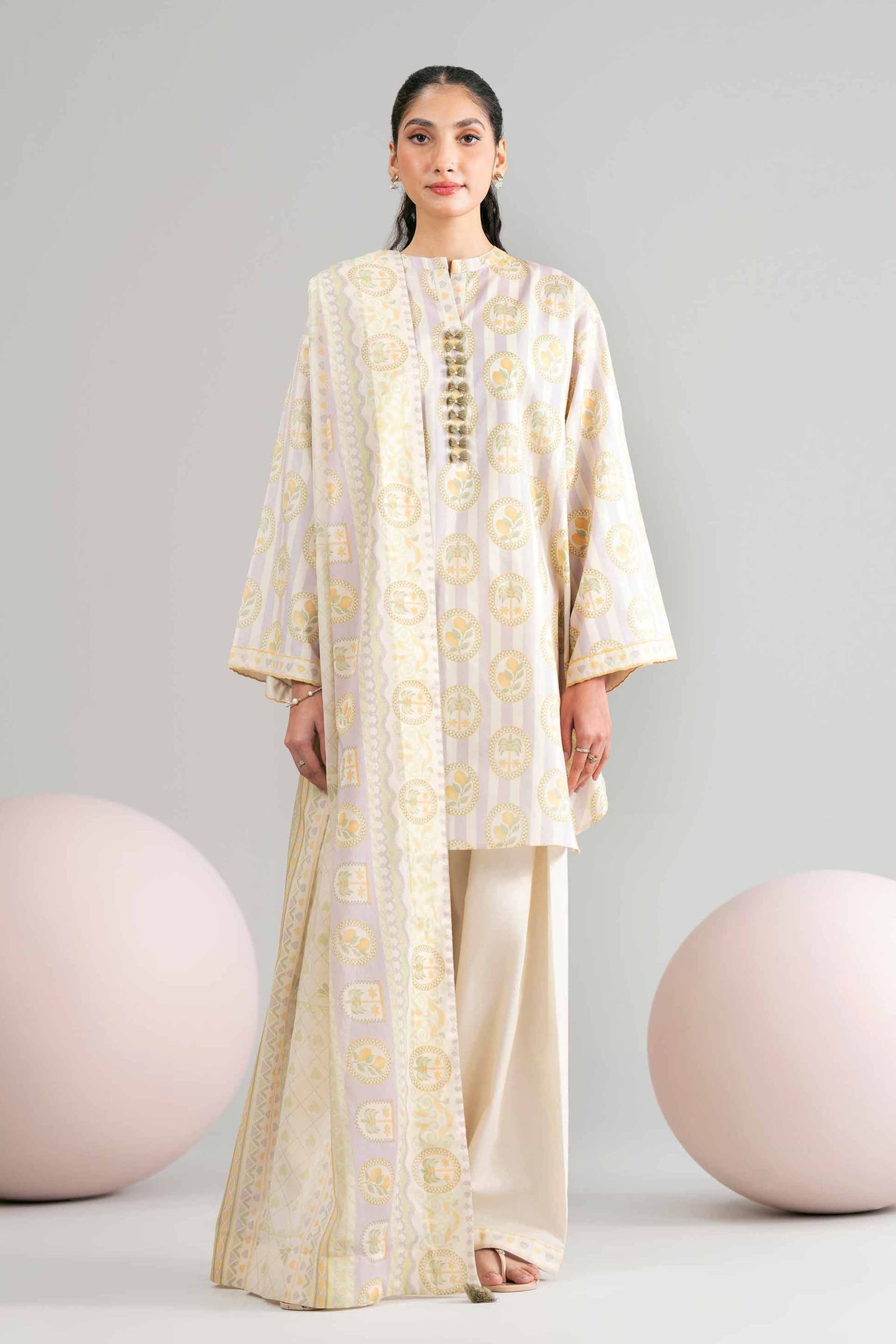 3 Piece - Printed Loose Fabric - 42602437