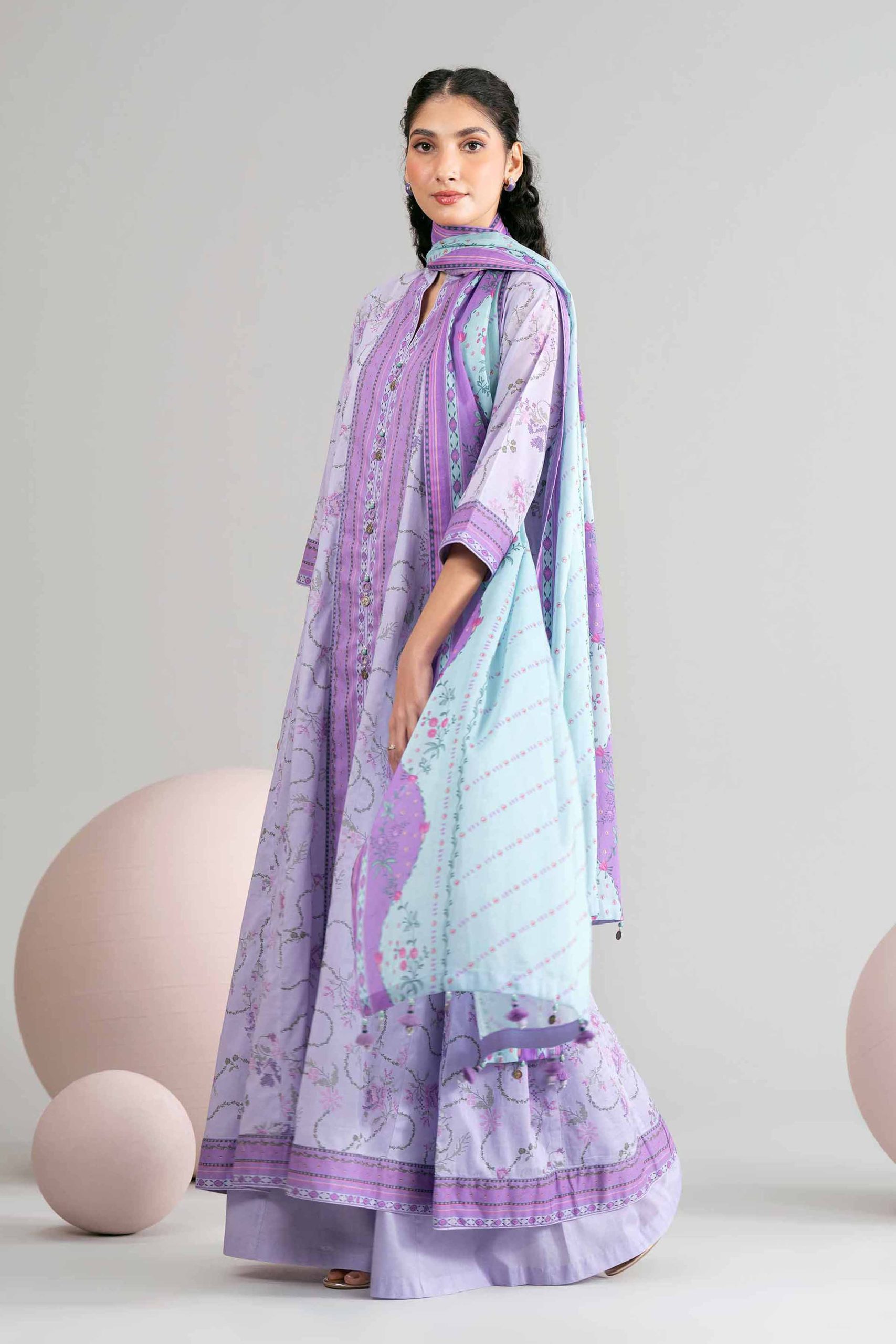 3 Piece - Printed Loose Fabric - 42602438 - Image 4