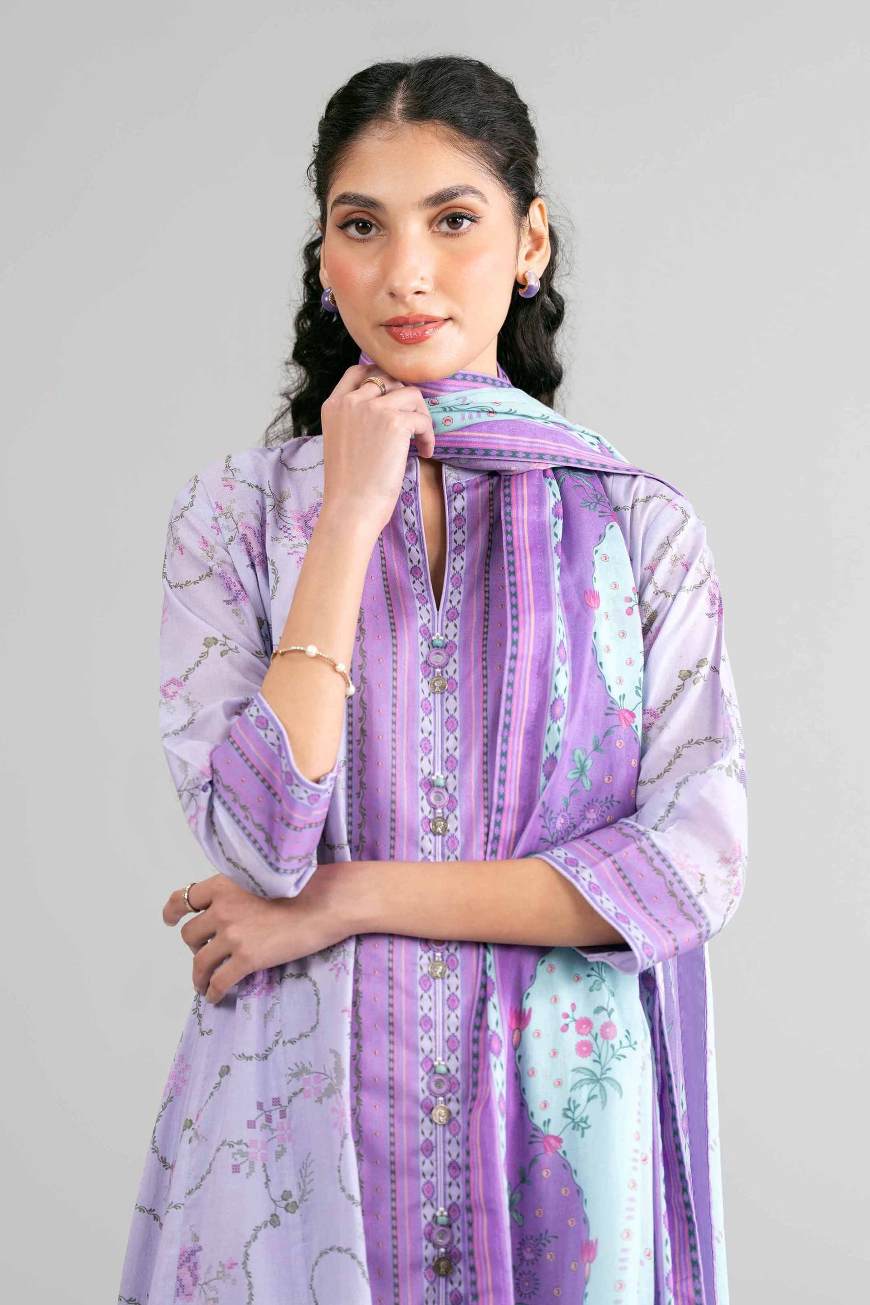 3 Piece - Printed Loose Fabric - 42602438 - Image 2
