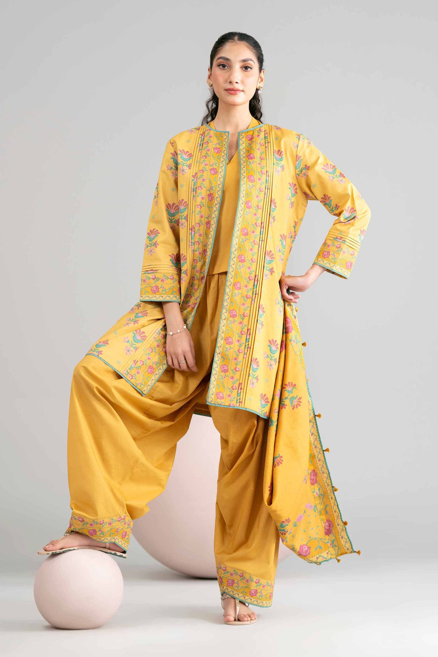 3 Piece - Printed Loose Fabric - 42602442 - Image 4