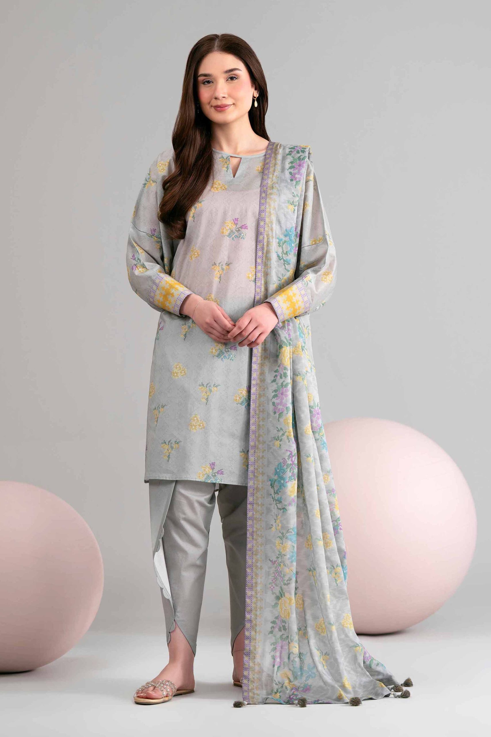 3 Piece - Printed Loose Fabric - 42602443