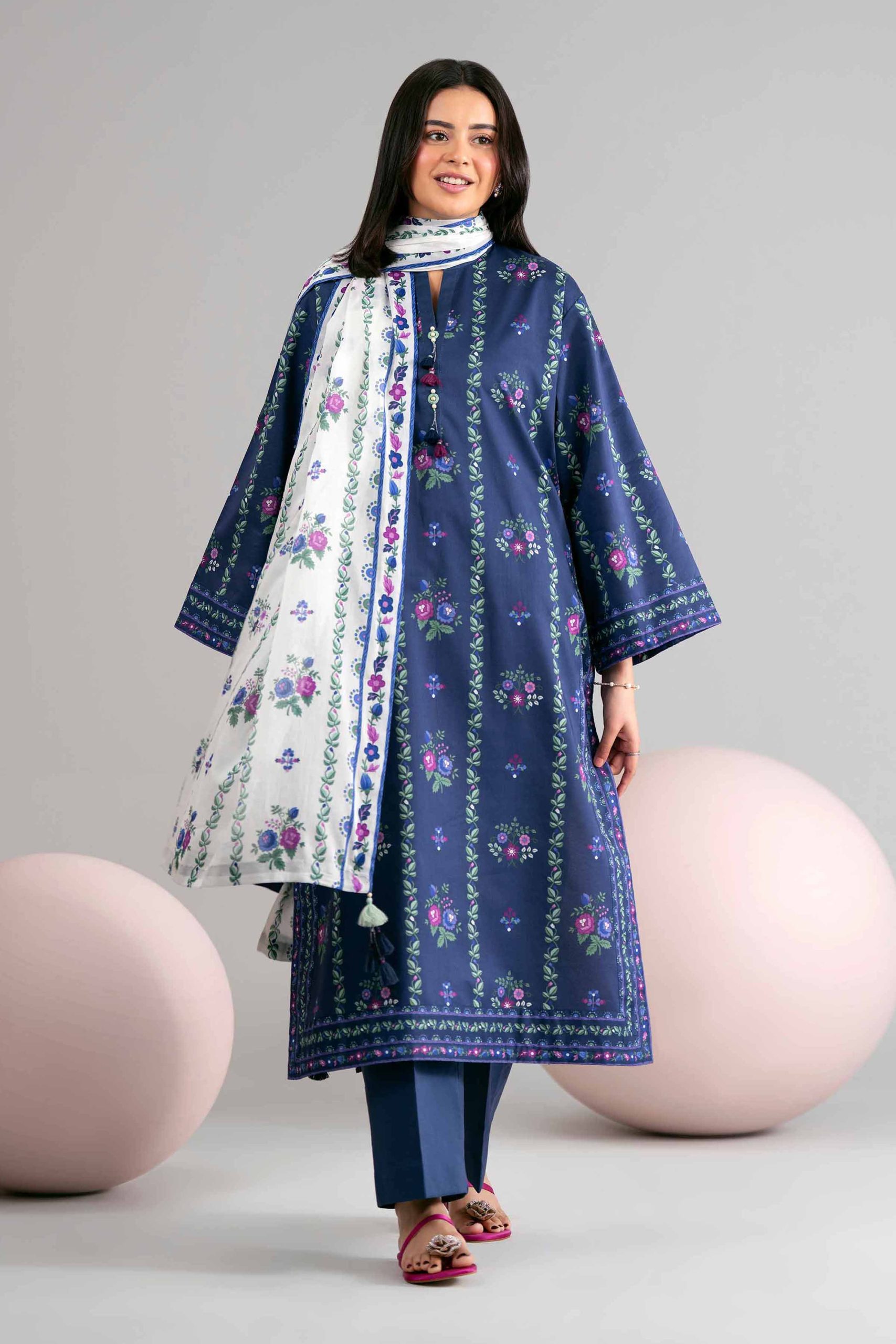 3 Piece - Printed Loose Fabric - 42602445 - Image 4