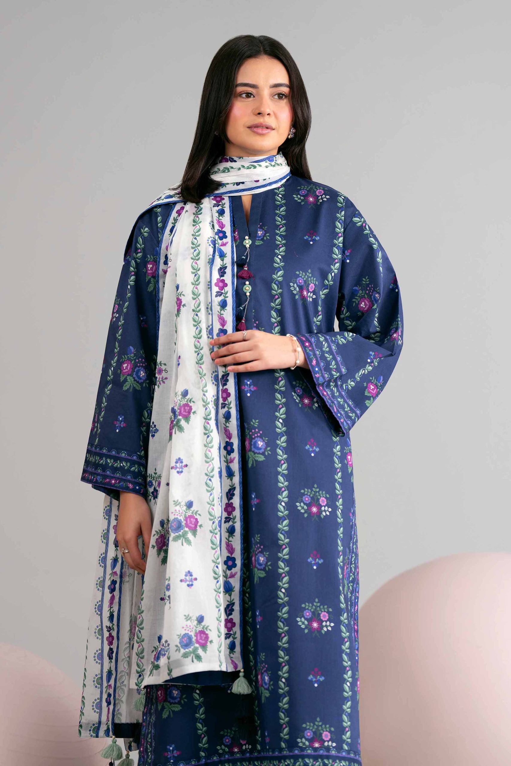 3 Piece - Printed Loose Fabric - 42602445 - Image 2