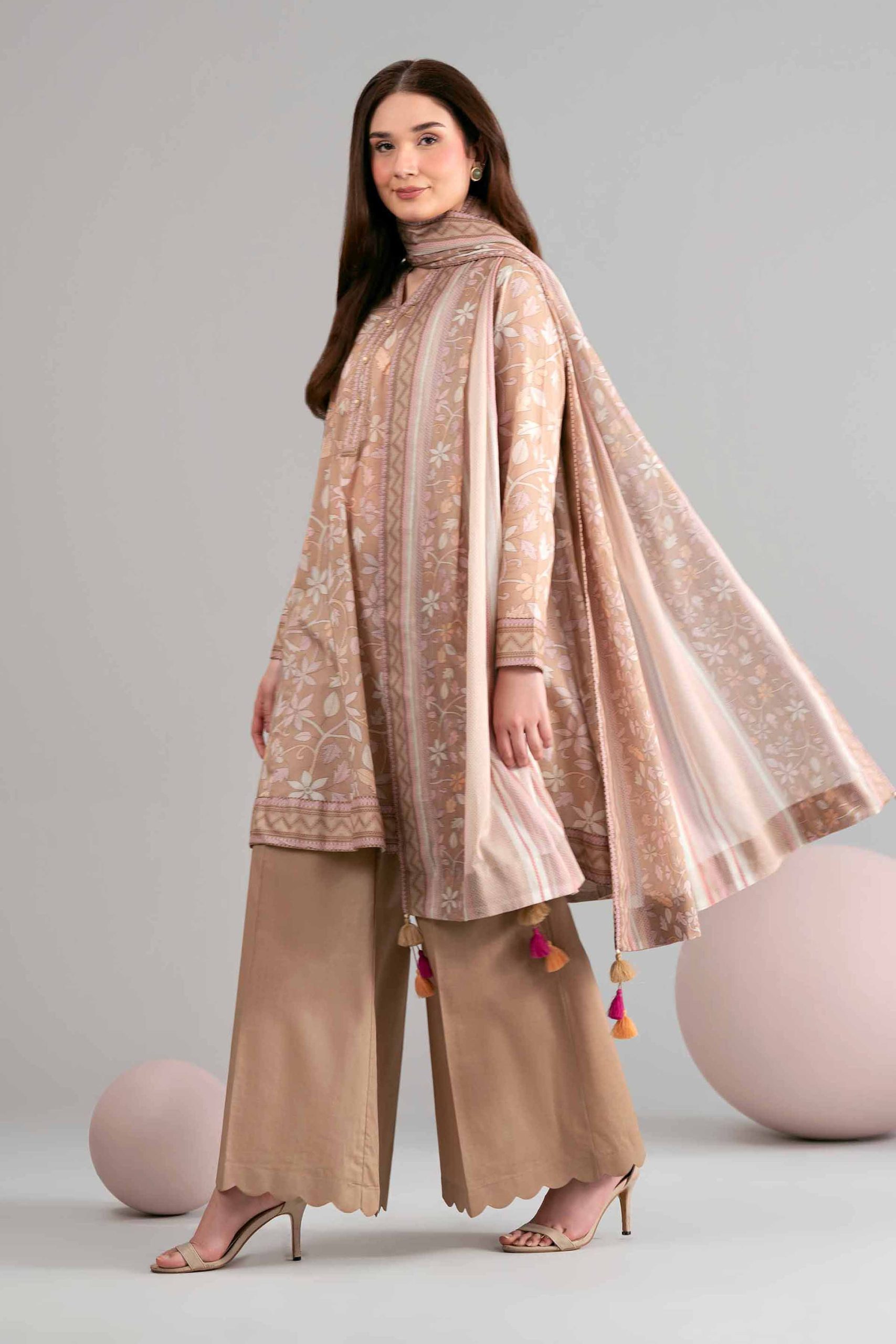 3 Piece - Printed Loose Fabric - 42602448 - Image 4