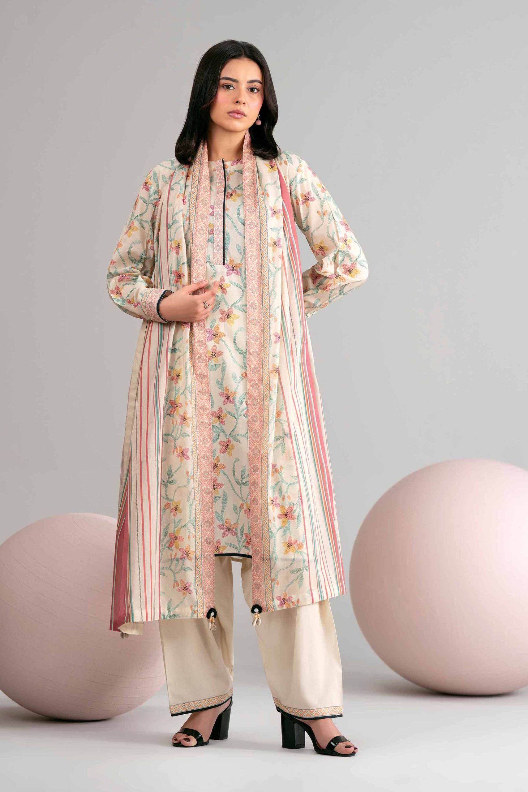 3 Piece - Printed Loose Fabric - 42602449 - Image 4