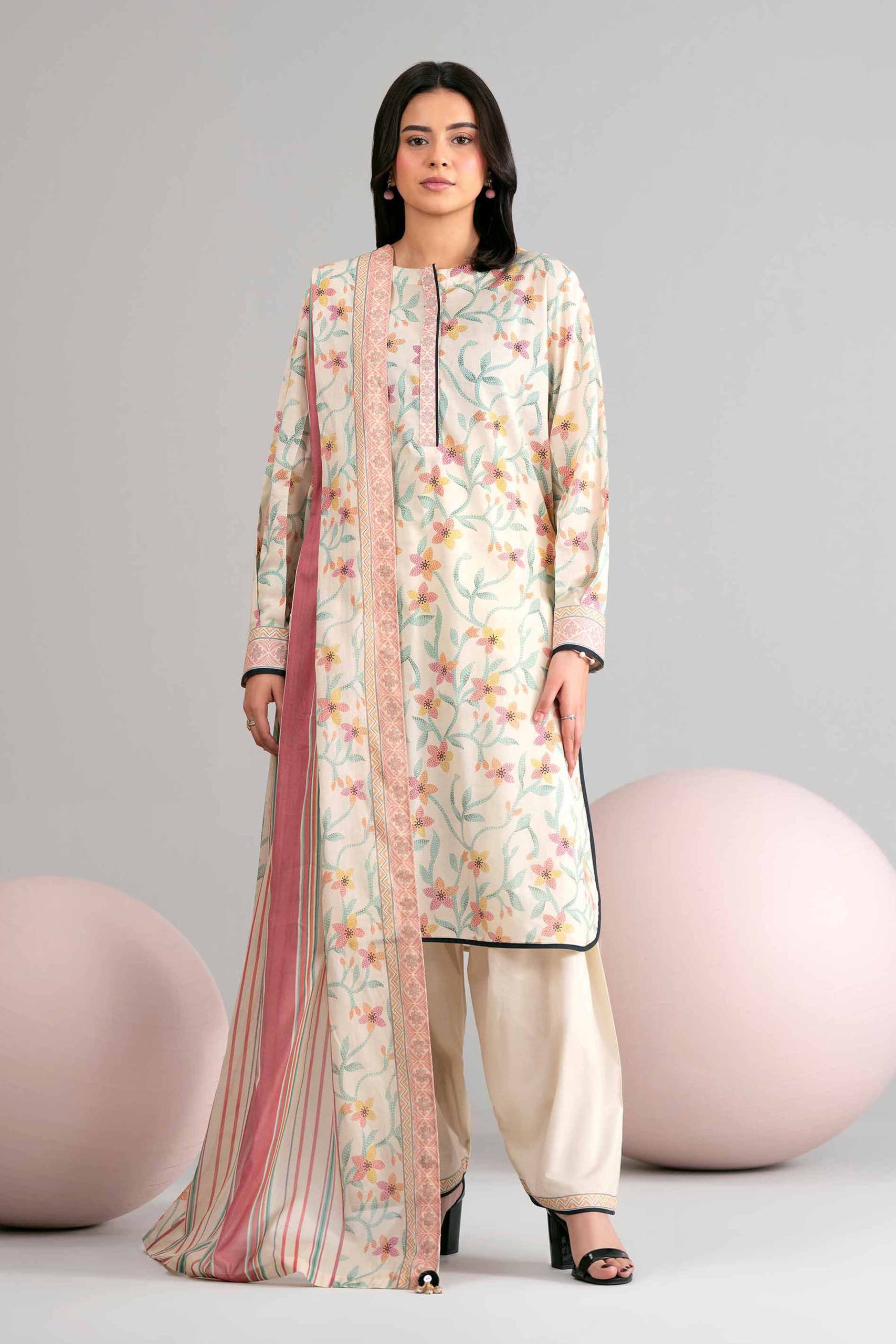 3 Piece - Printed Loose Fabric - 42602449