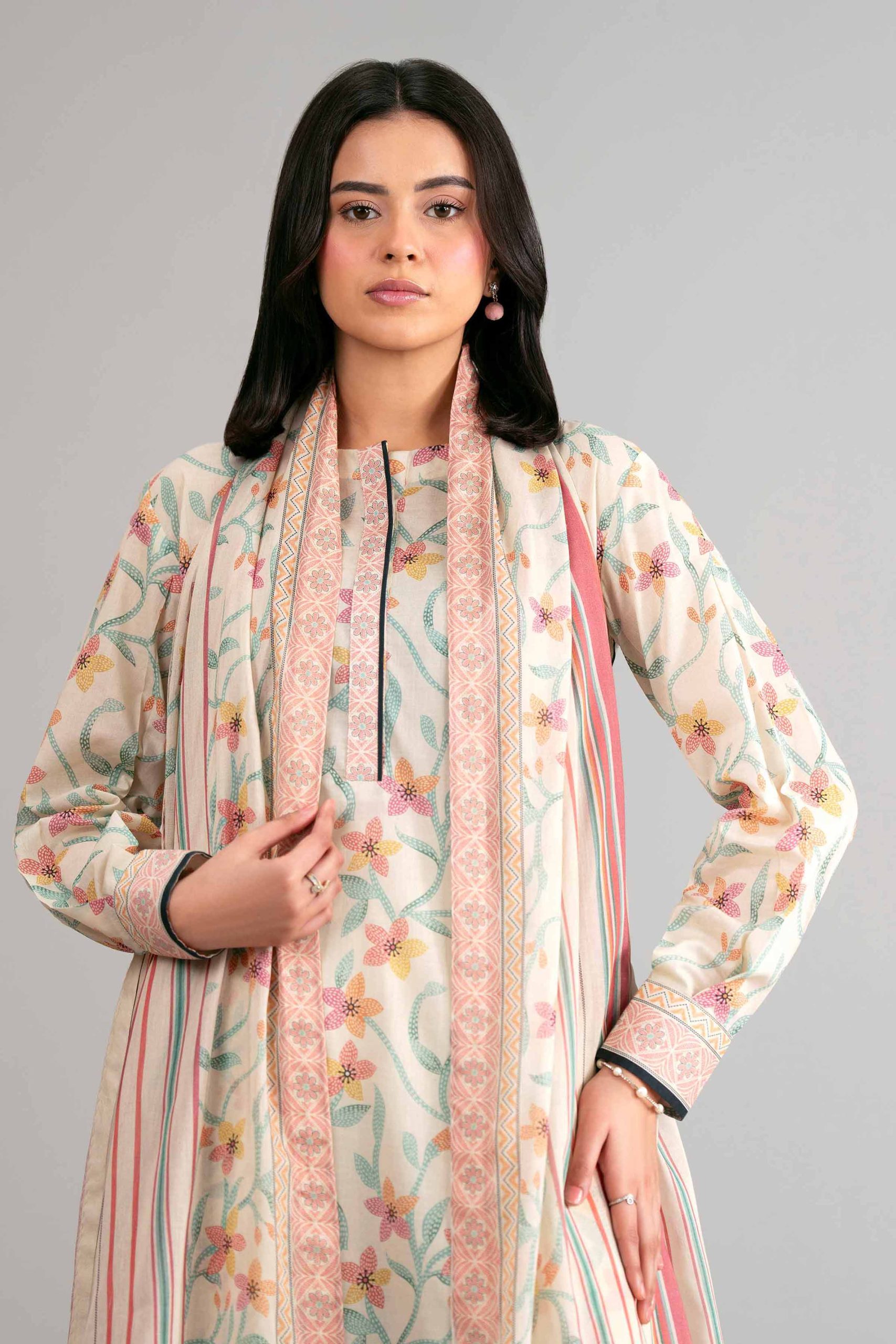 3 Piece - Printed Loose Fabric - 42602449 - Image 2