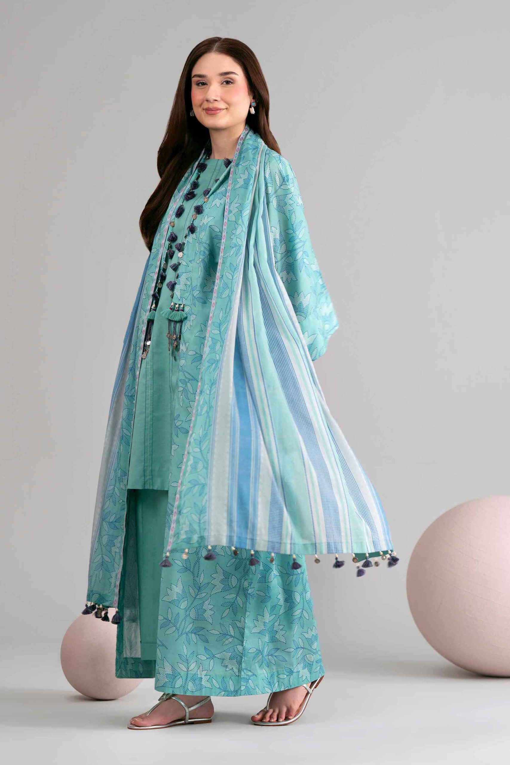 3 Piece - Printed Loose Fabric - 42602450 - Image 4