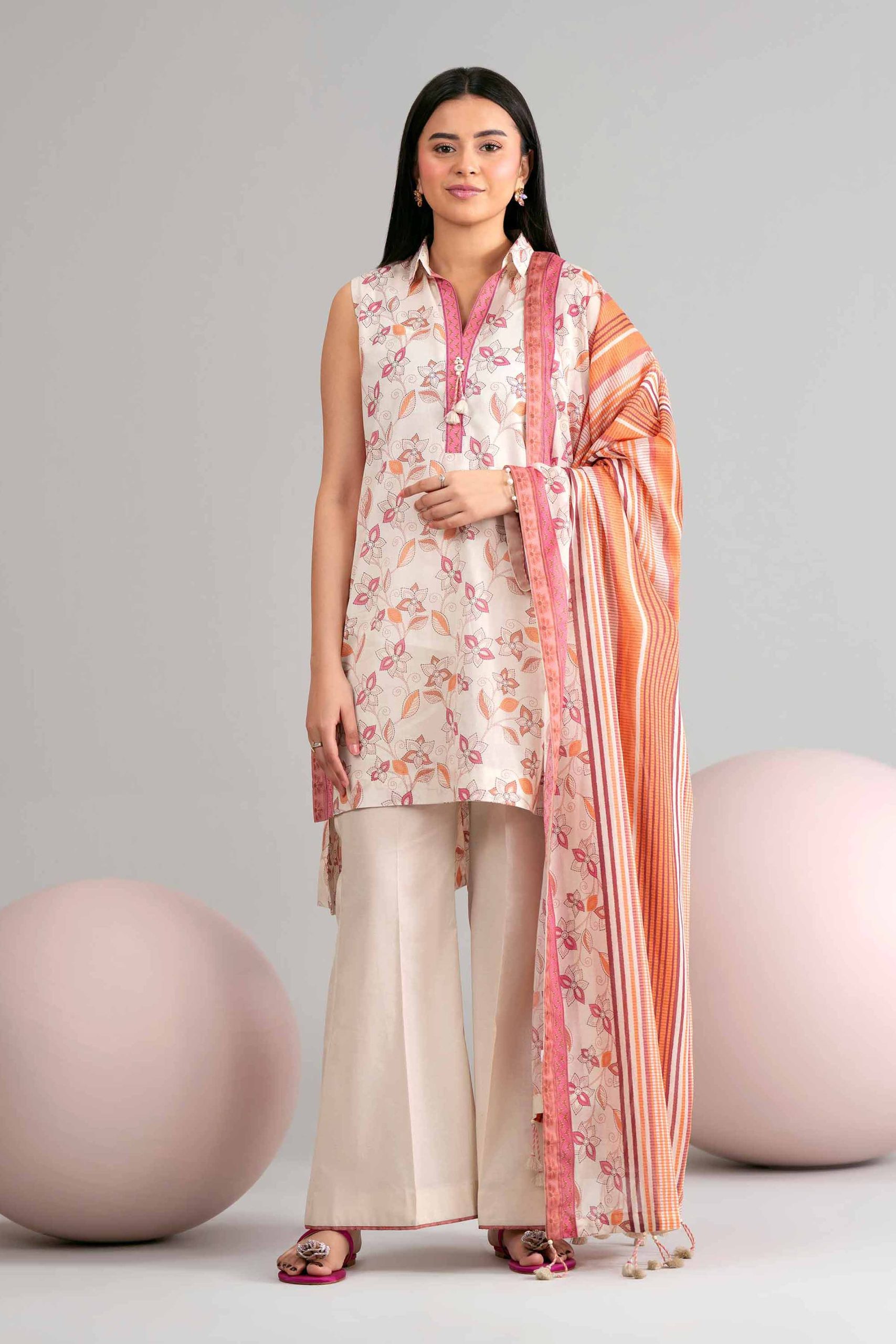 3 Piece - Printed Loose Fabric - 42602452