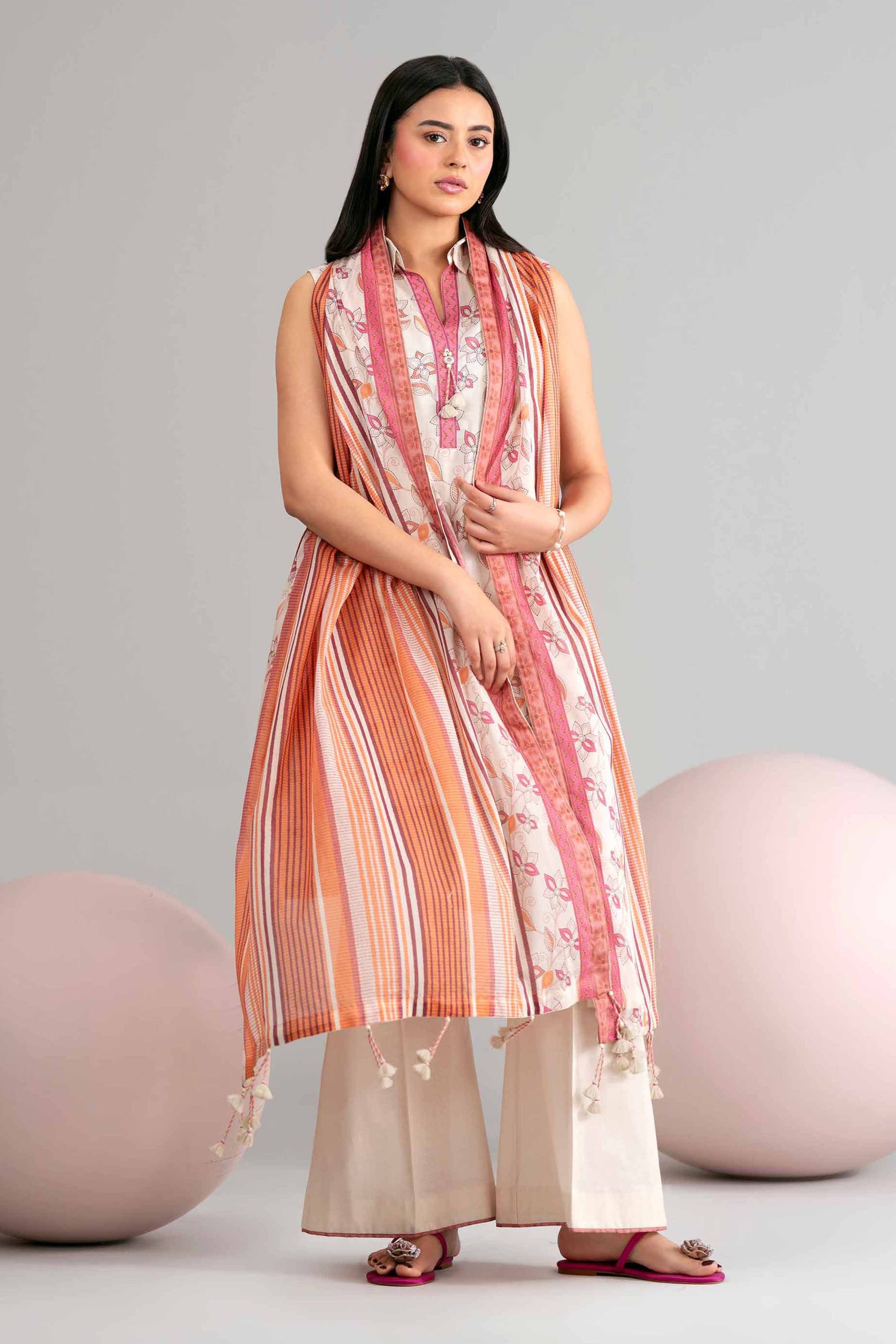 3 Piece - Printed Loose Fabric - 42602452 - Image 4