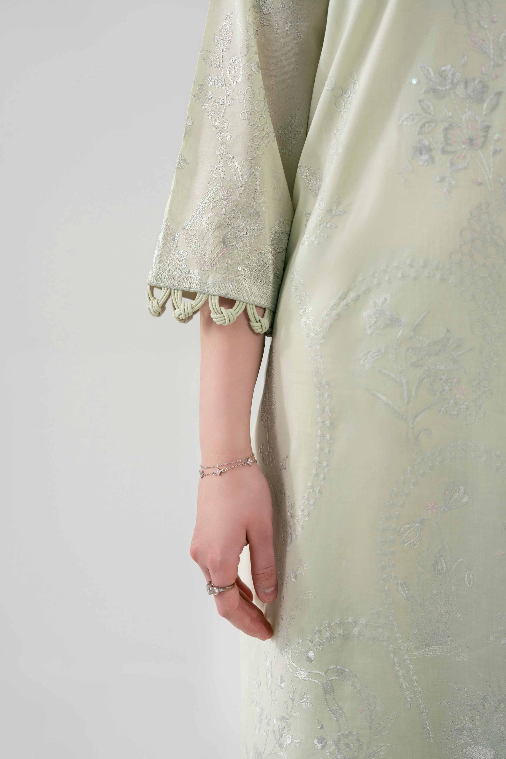 3 Piece - Digital Printed Embroidered Suit - 42619515 - Image 5