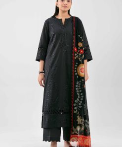 3 Piece - Digital Printed Embroidered Suit - 42619516
