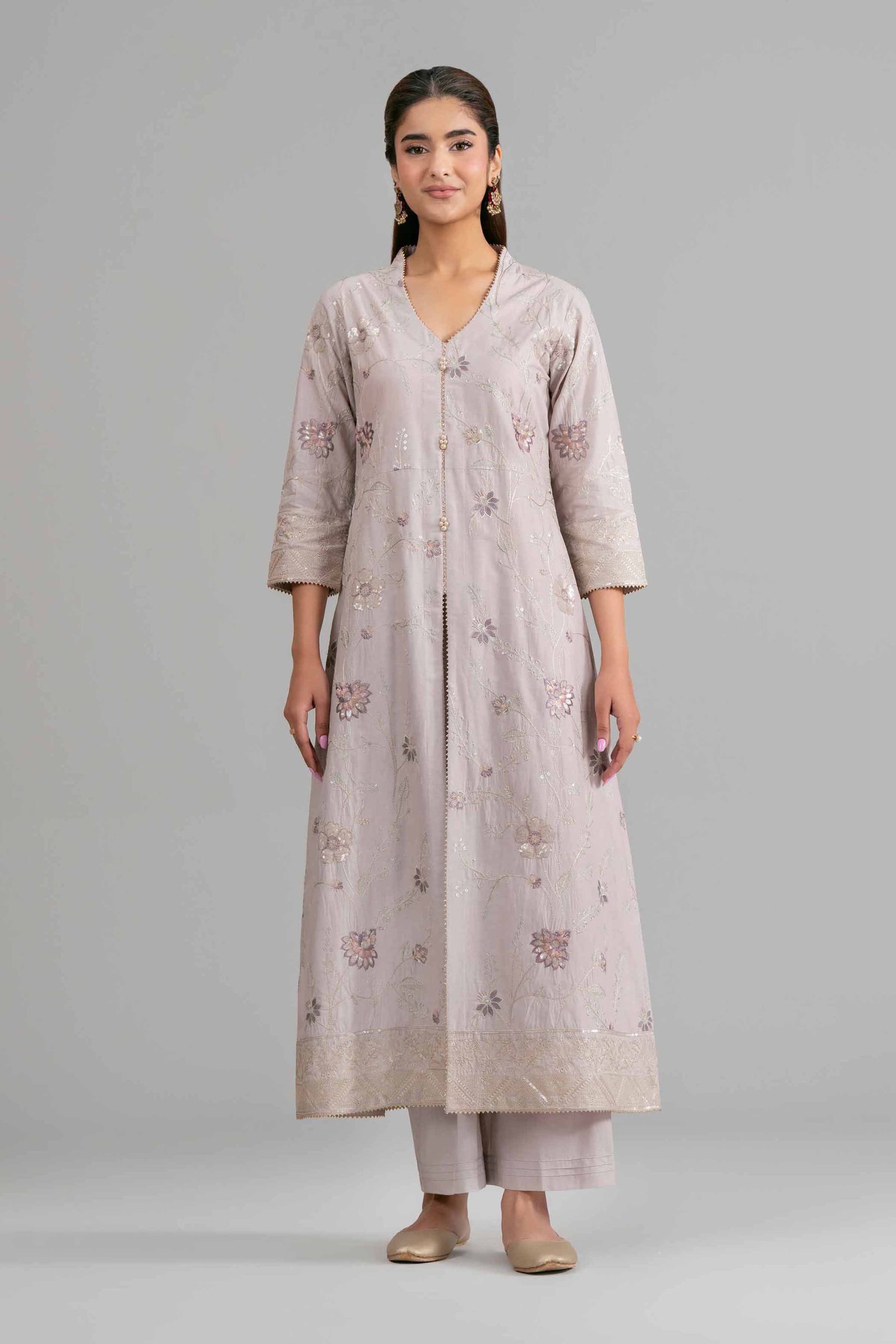2 Piece - Embroidered Suit - 42619933