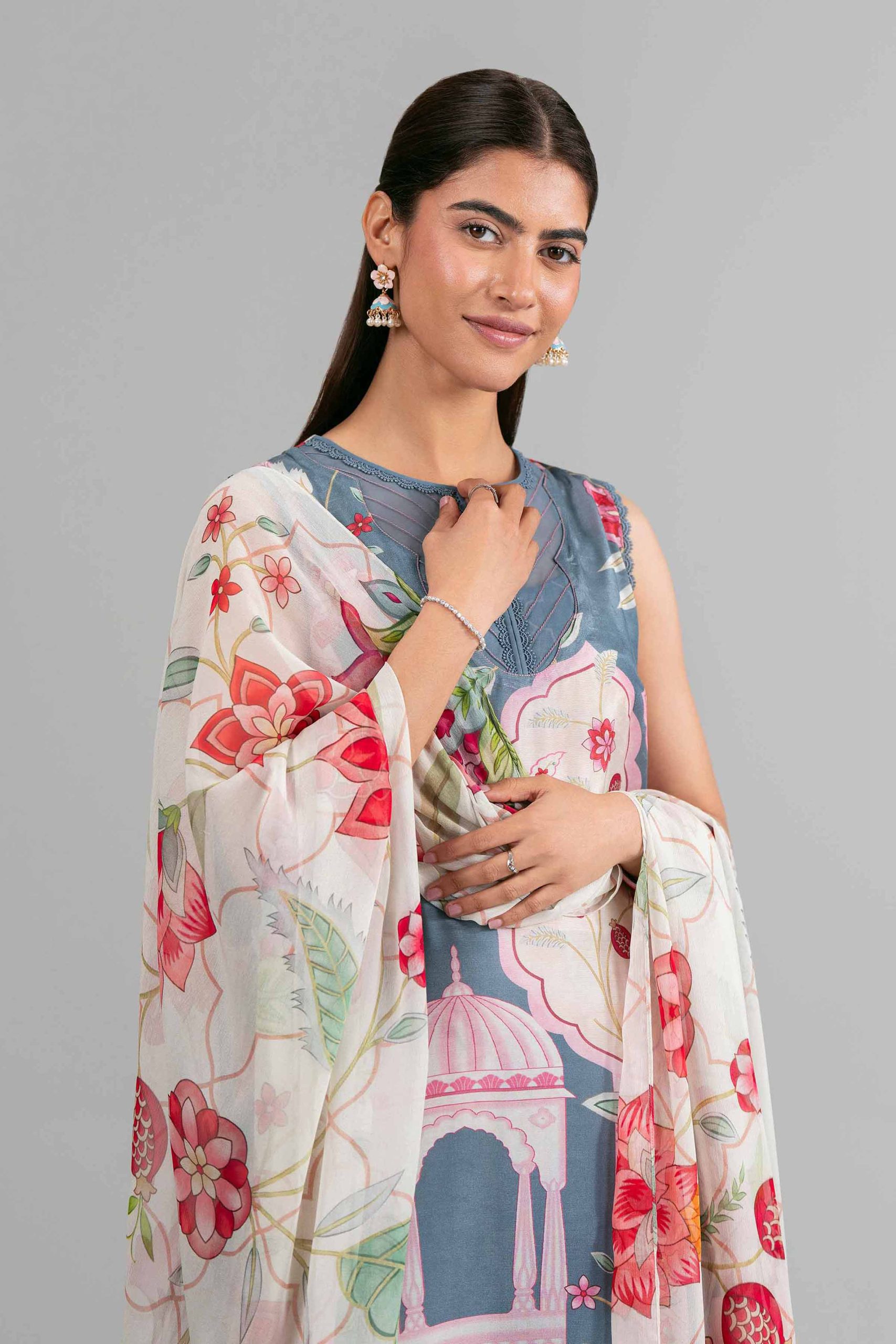 3 Piece - Printed Loose Fabric - 42619939 - Image 2