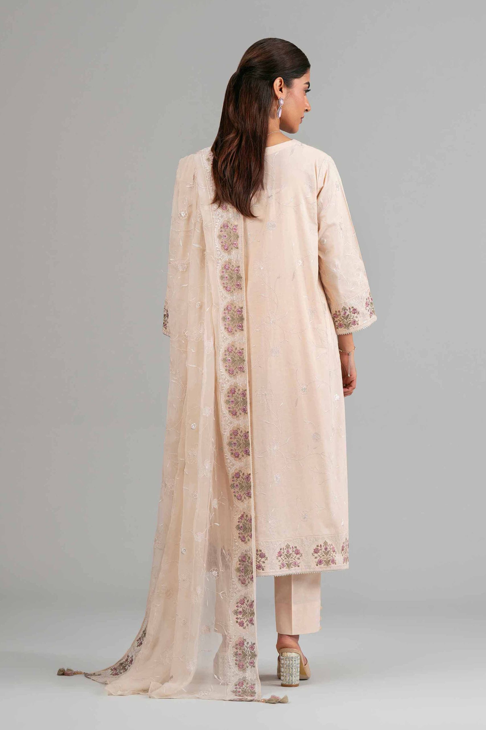 3 Piece - Embroidered Suit - 42619940 - Image 3