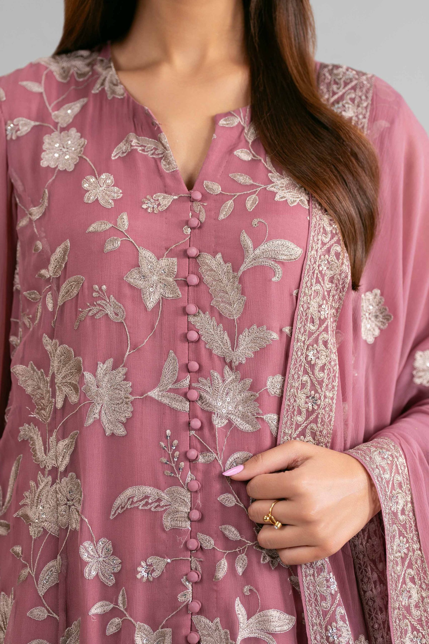 3 Piece - Embroidered Suit - 42619942 - Image 5