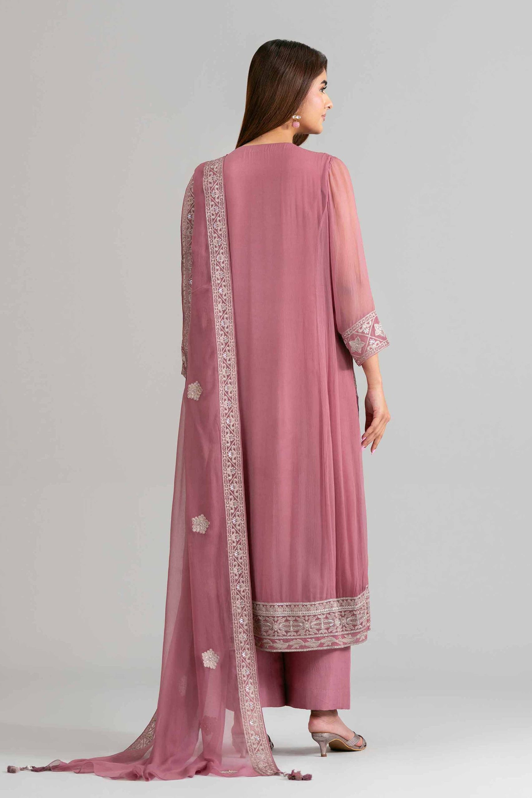 3 Piece - Embroidered Suit - 42619942 - Image 3