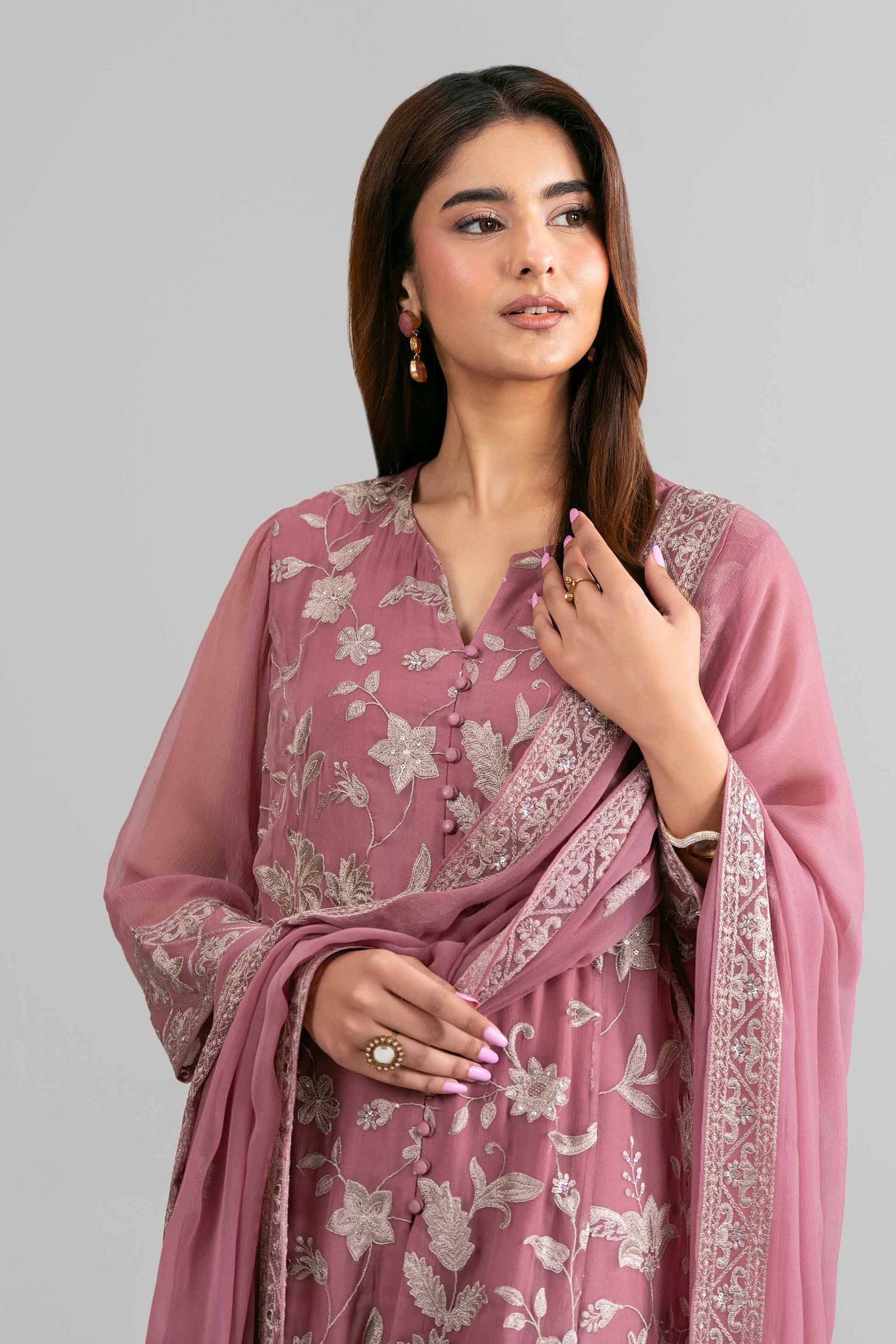 3 Piece - Embroidered Suit - 42619942 - Image 2