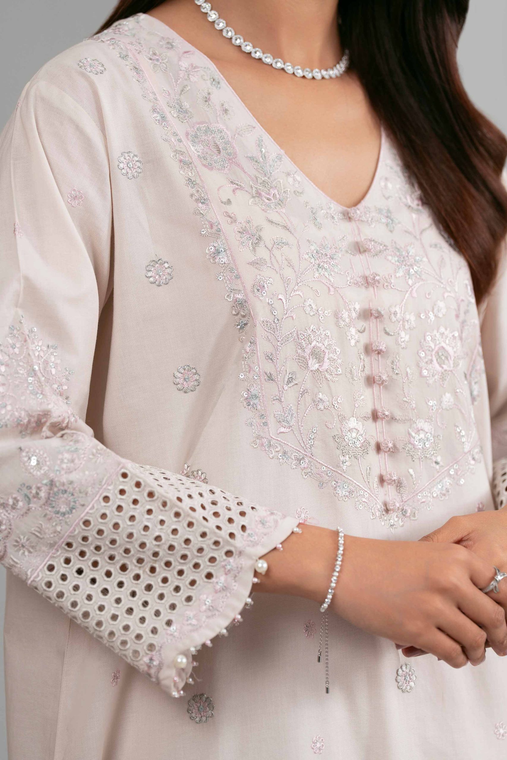 3 Piece - Embroidered Suit - 42619951 - Image 4