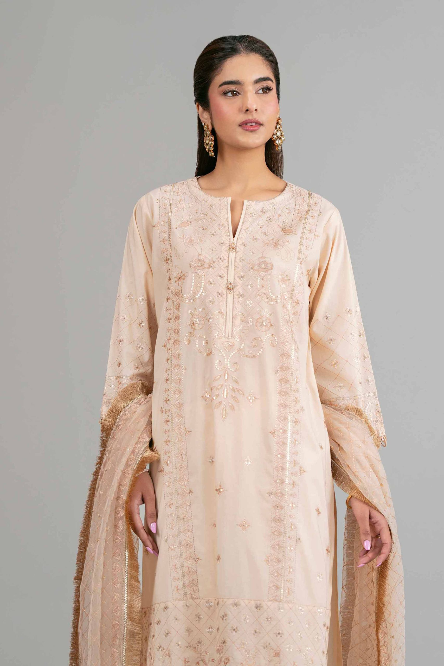 3 Piece - Embroidered Suit - 42619953 - Image 2