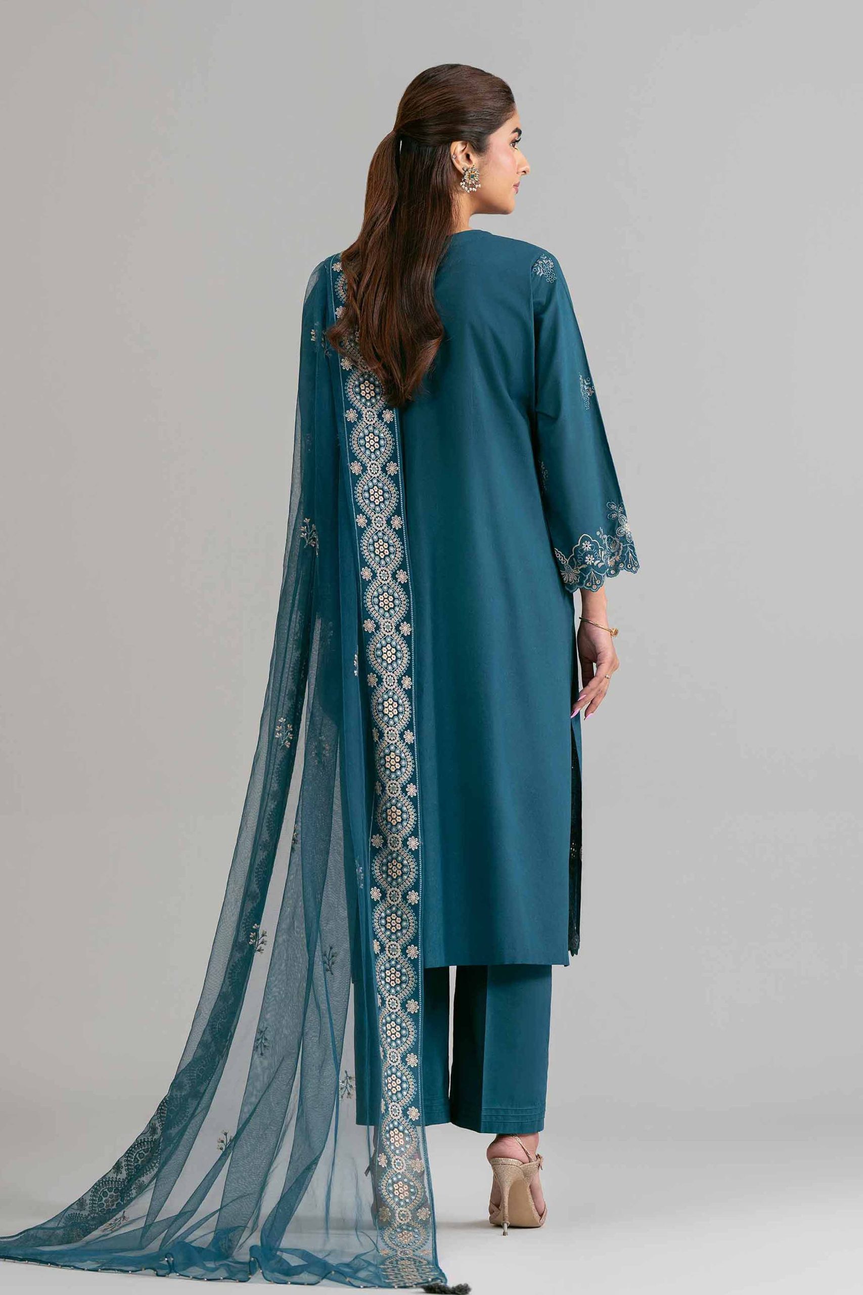 3 Piece - Embroidered Suit - 42619959 - Image 3