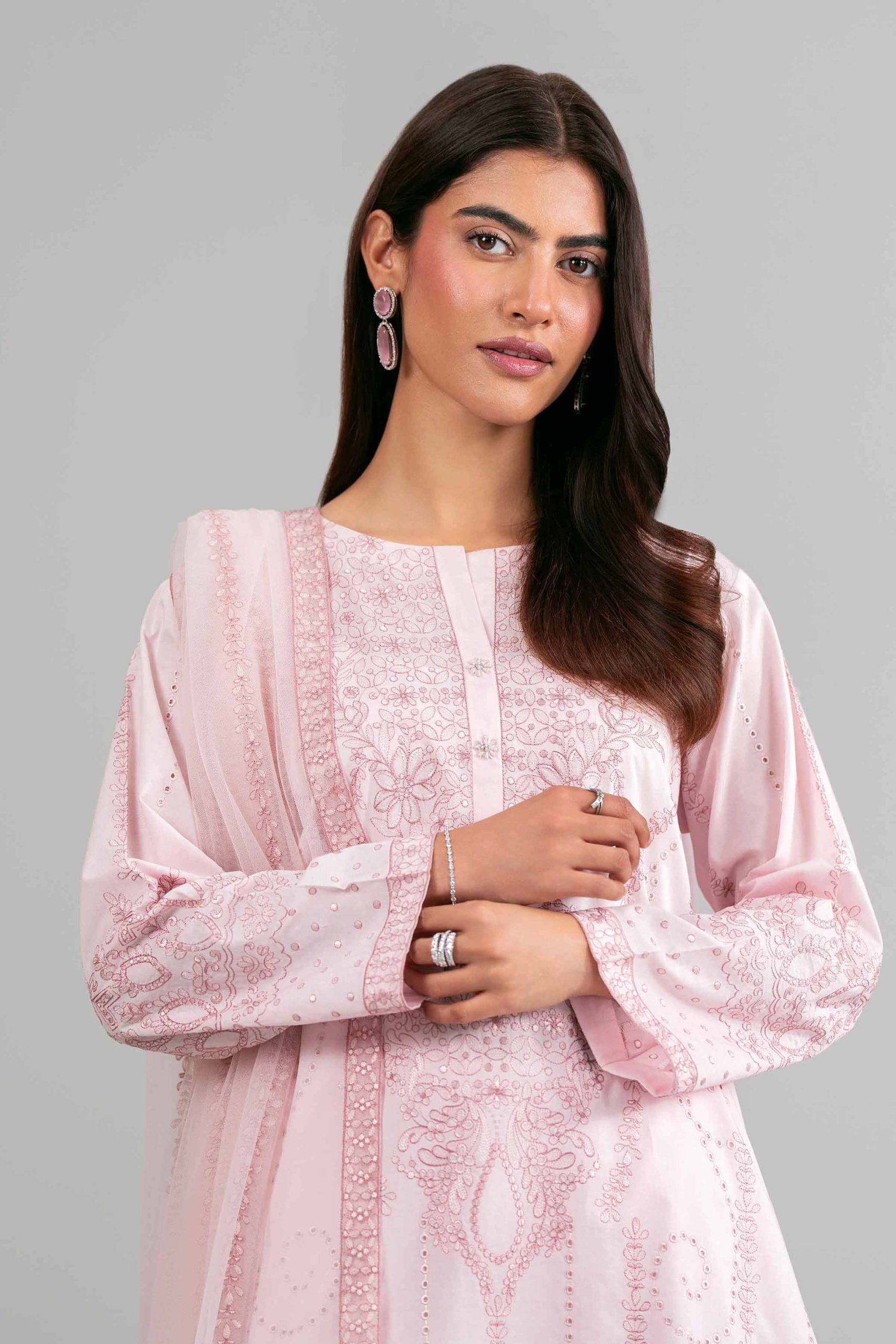 3 Piece - Embroidered Suit - 42619961 - Image 2