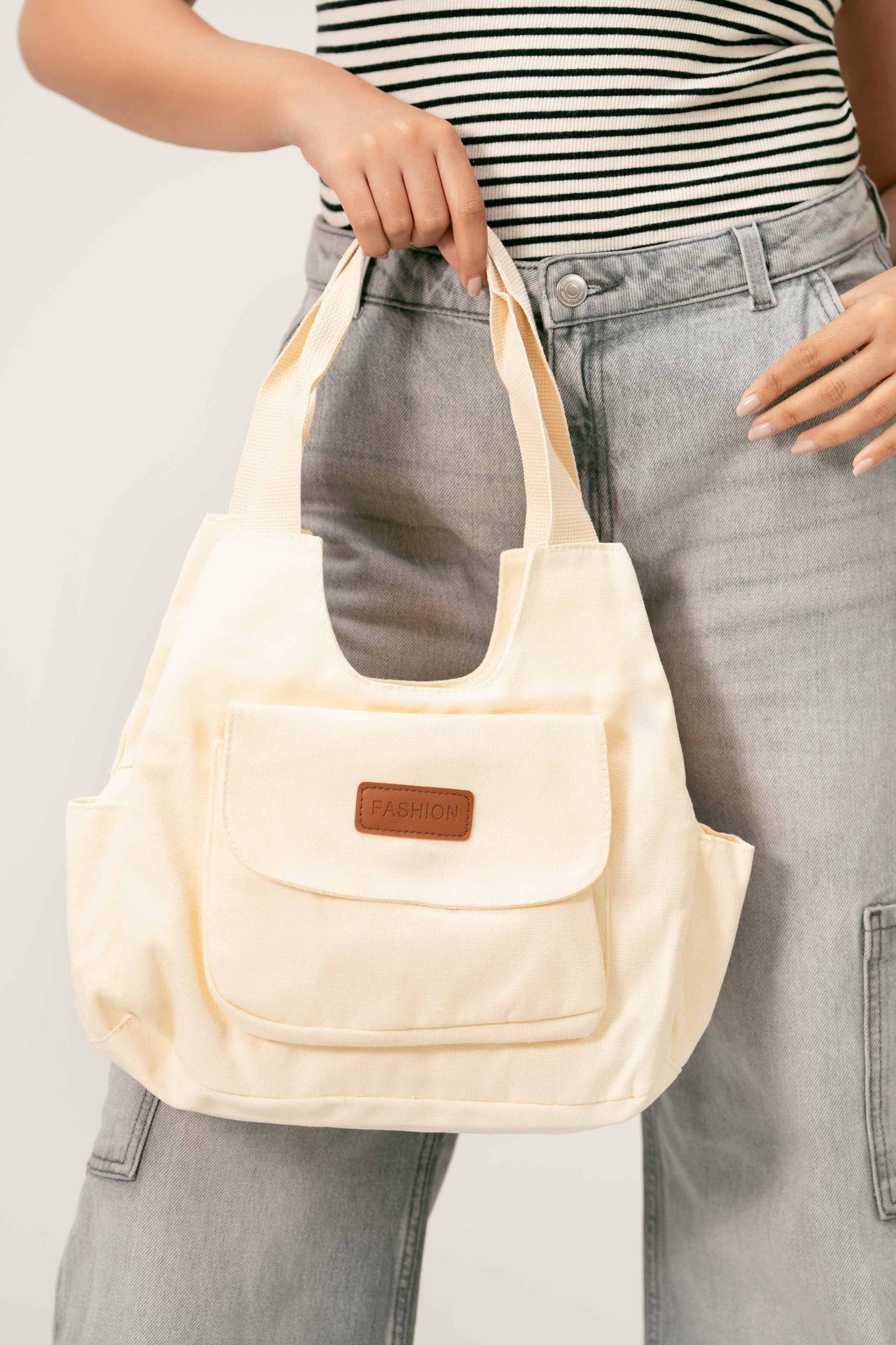 Off White Tote Bag-441062107 - Image 3