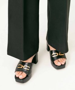 Black Block Heels-440692903