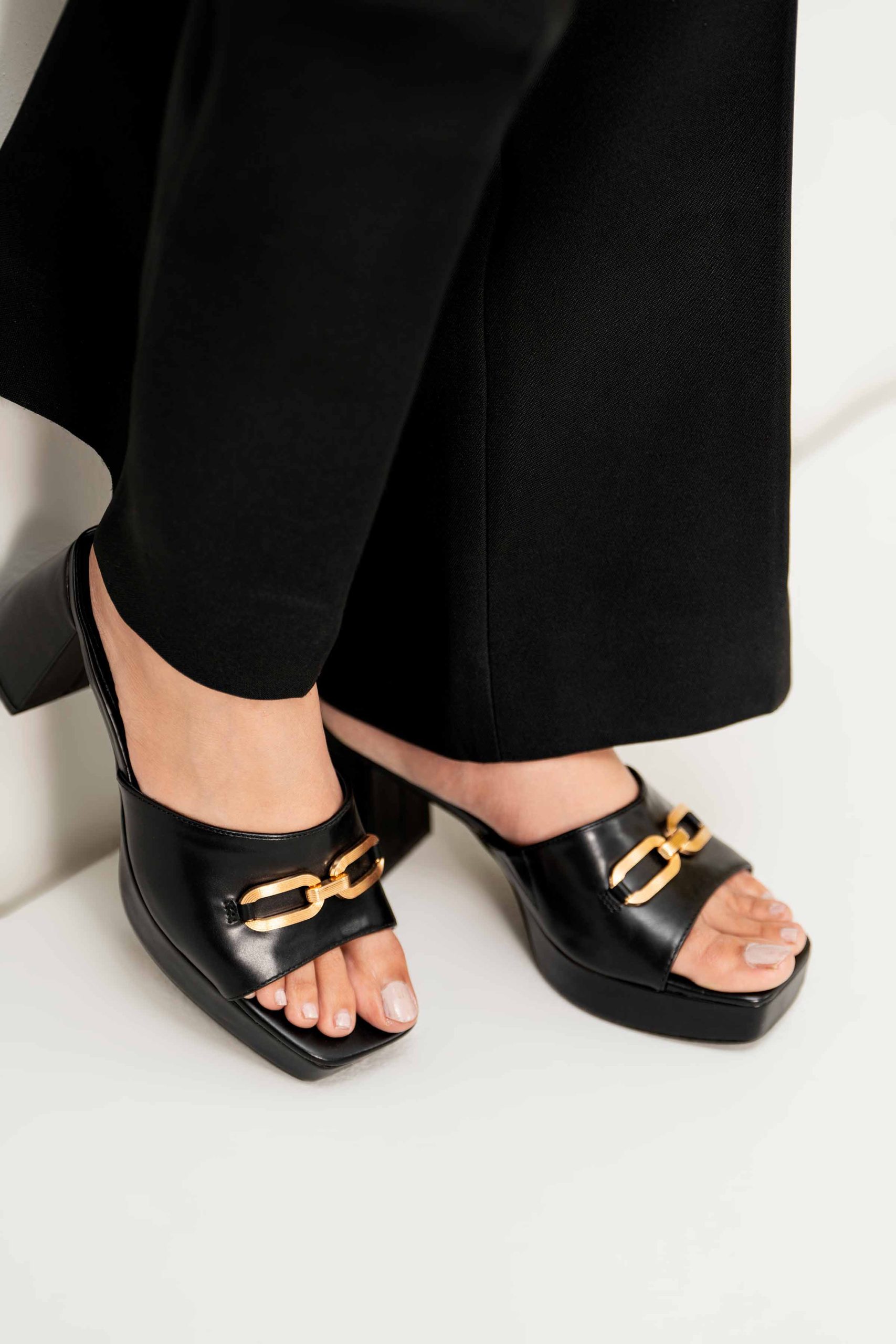 Black Block Heels-440692903 - Image 2