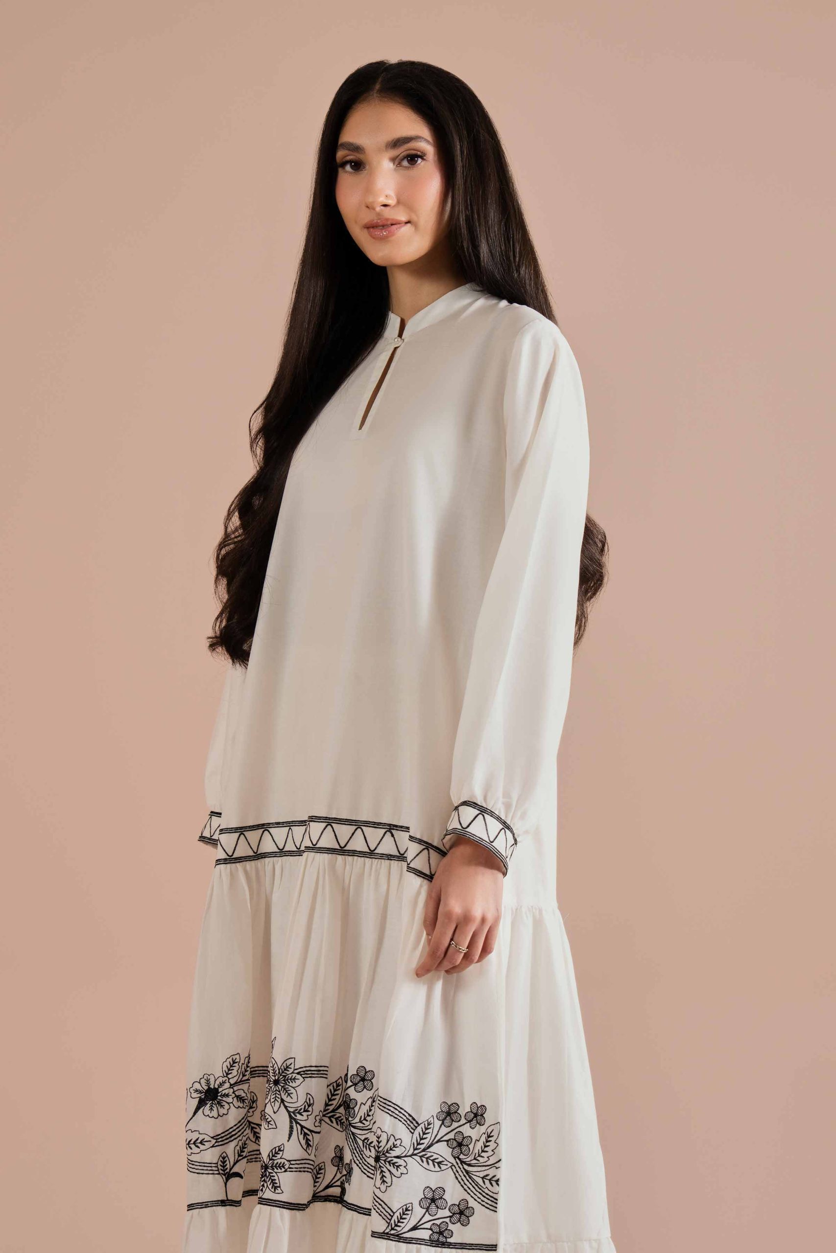 Embroidered Dress - FE26-35 - Image 2