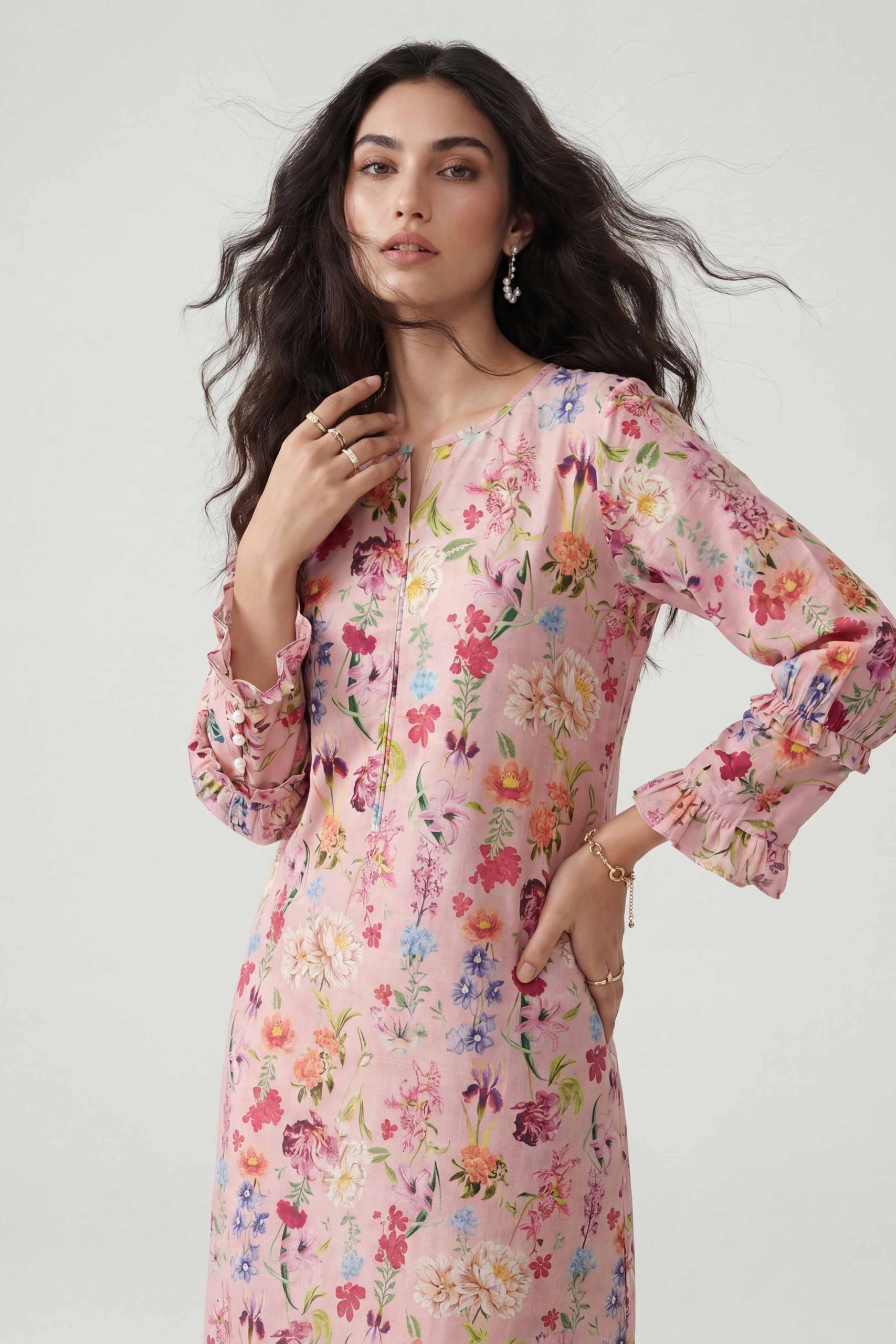 Printed Dress - FE26-46 - Image 2