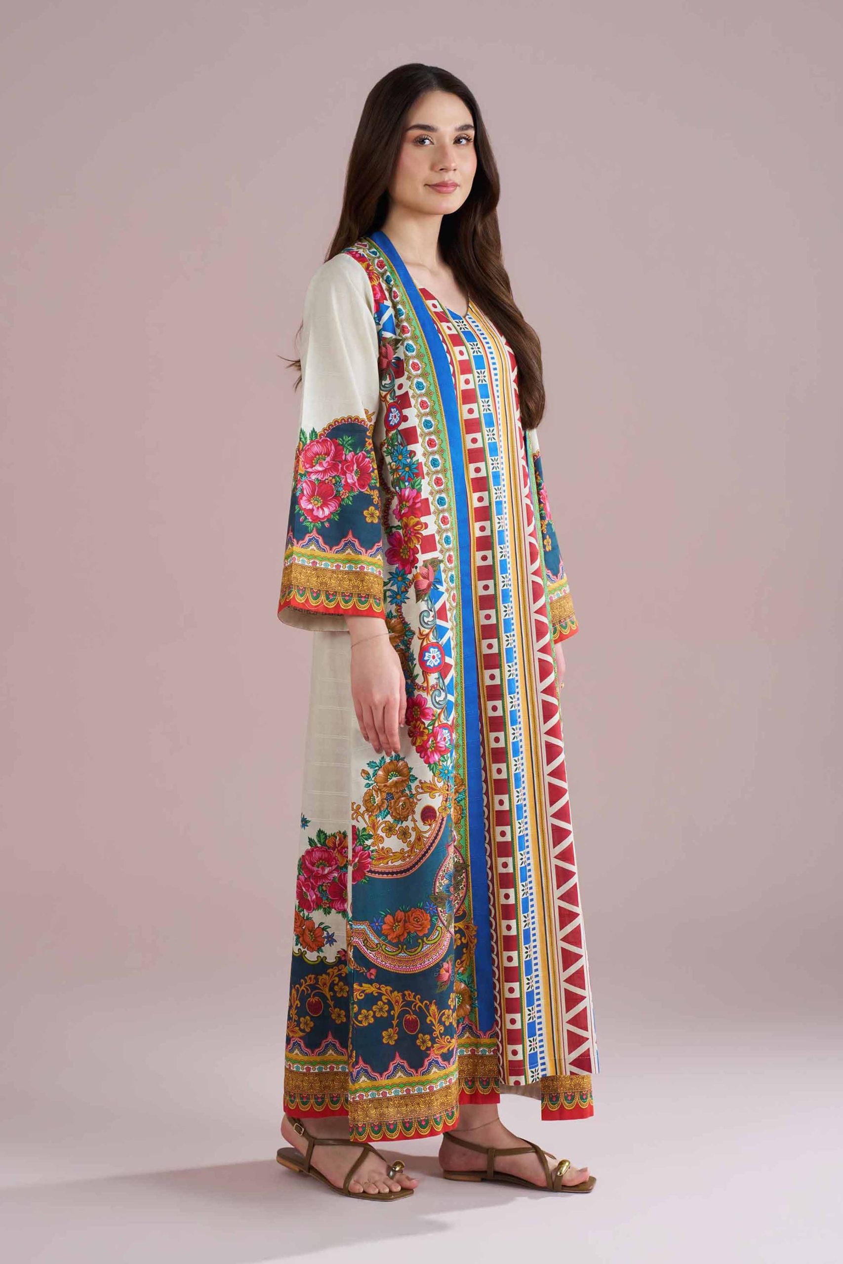 2 Piece - Printed Dress - FE26-47 - Image 4