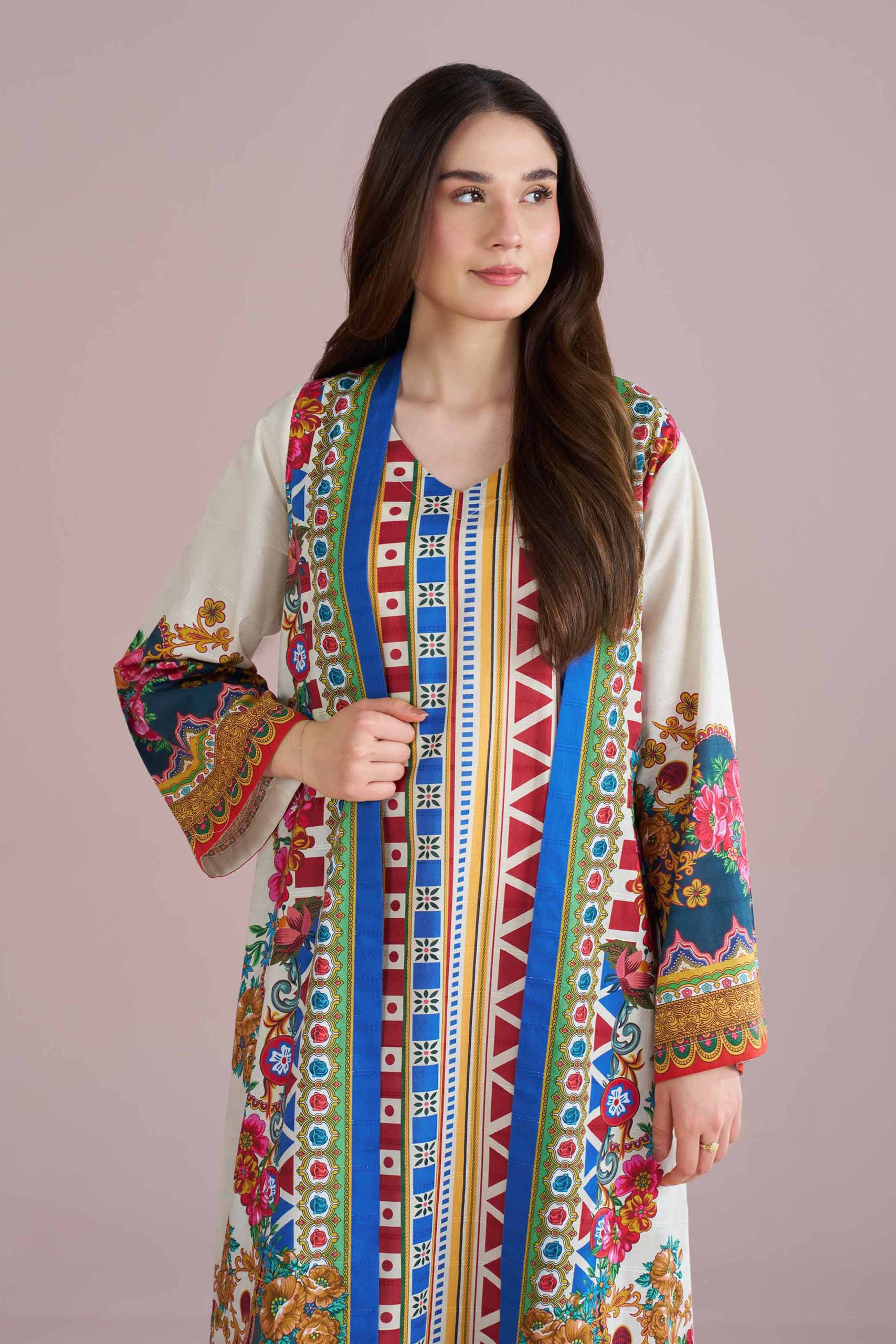 2 Piece - Printed Dress - FE26-47 - Image 2