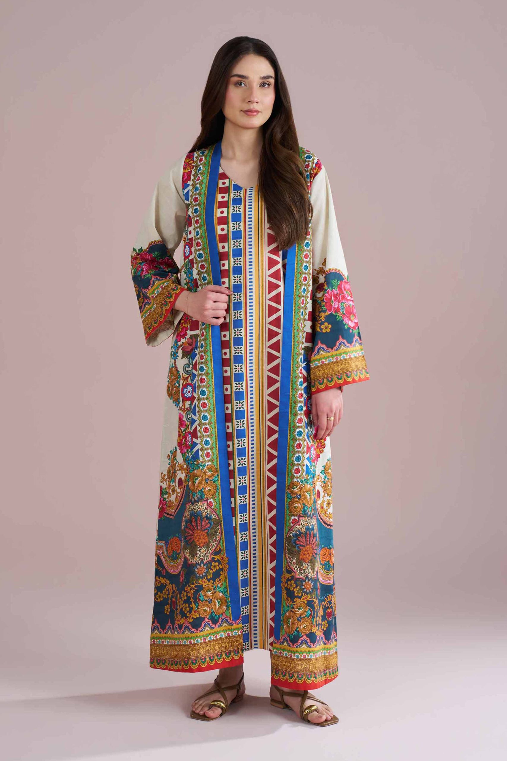 2 Piece - Printed Dress - FE26-47