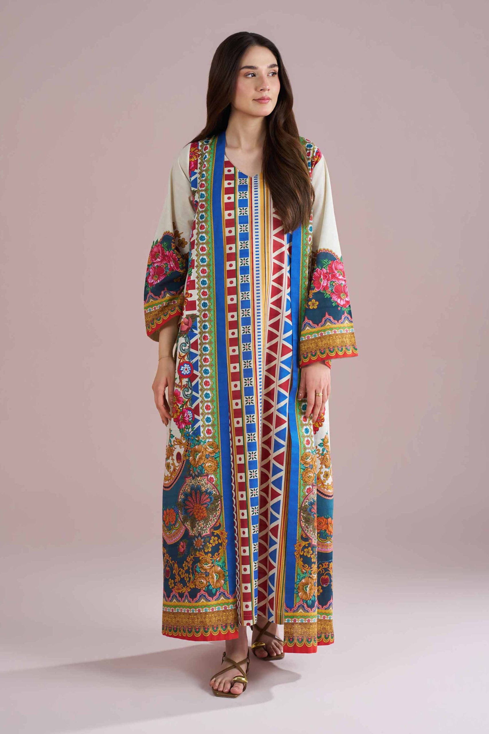 2 Piece - Printed Dress - FE26-47 - Image 5