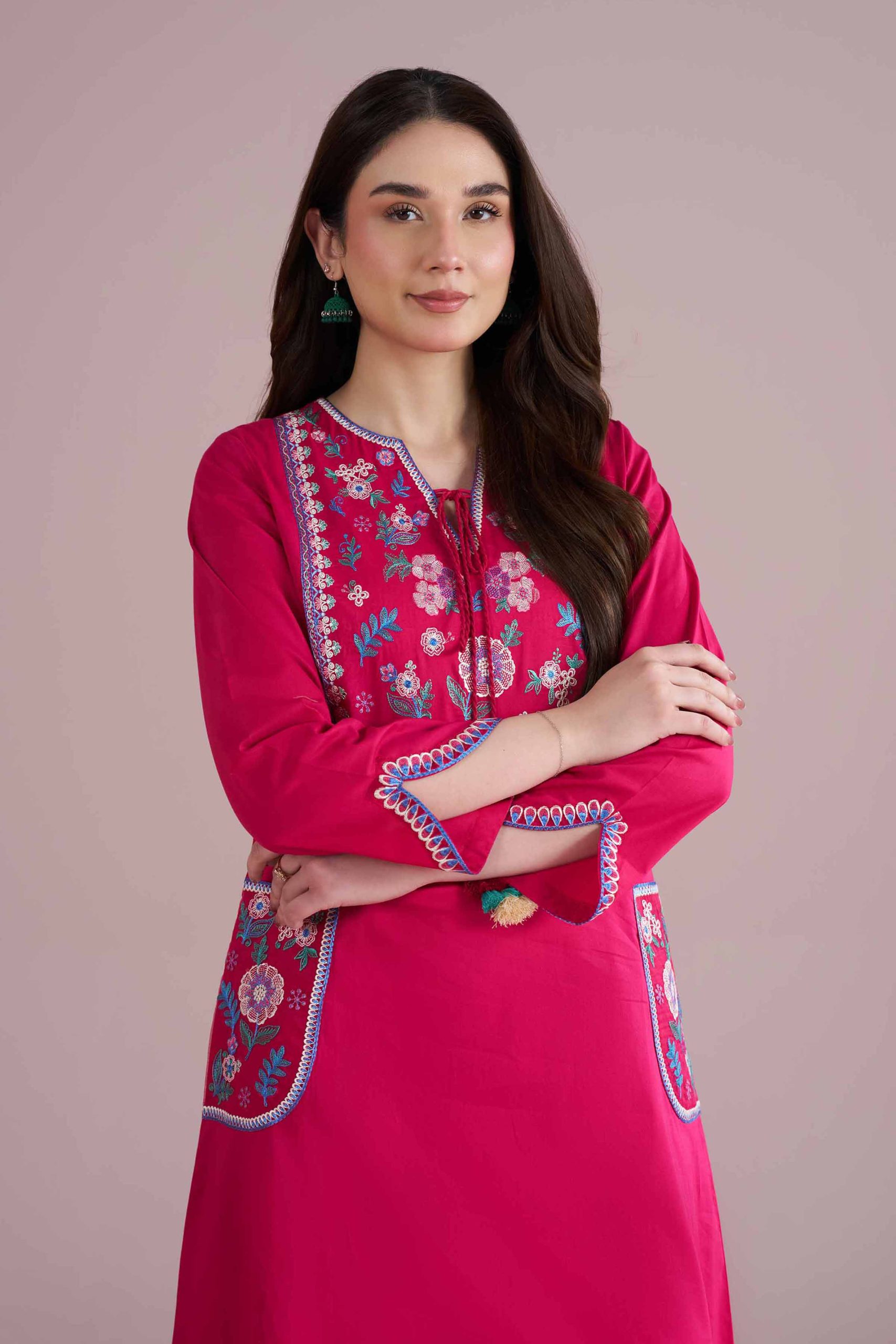 Embroidered Dress - FE26-62 - Image 2