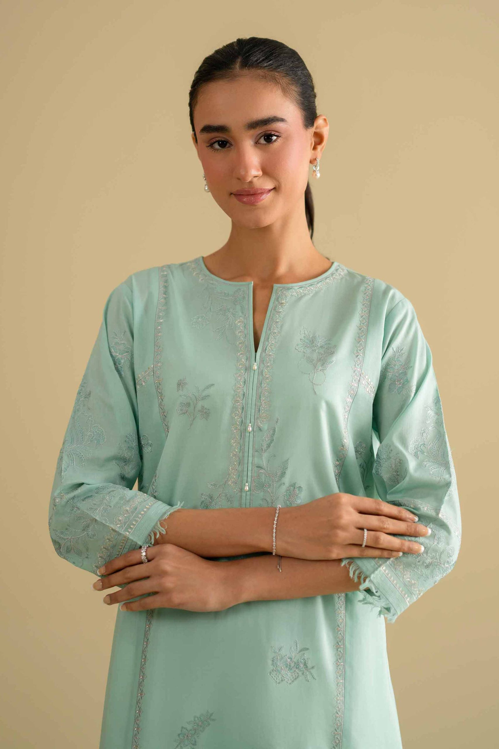 Embroidered Shirt - KFE26-12 - Image 2
