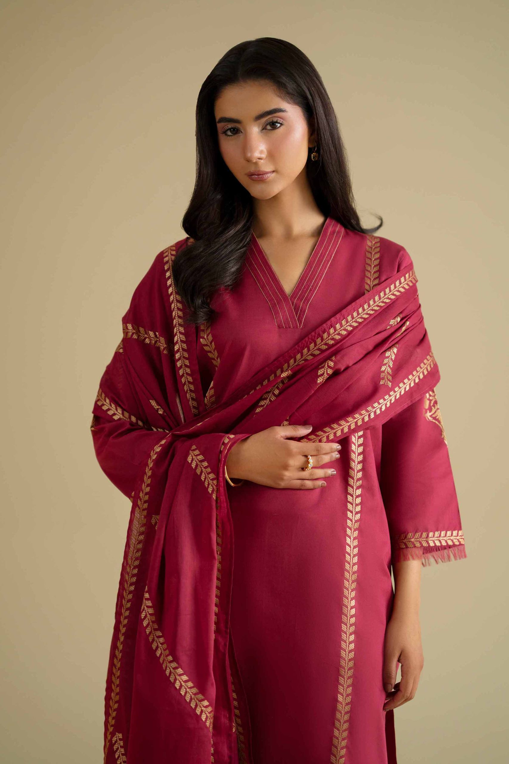 2 Piece - Embroidered Suit - KFE26-231