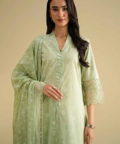 2 Piece - Printed Embroidered Suit - KFE26-31