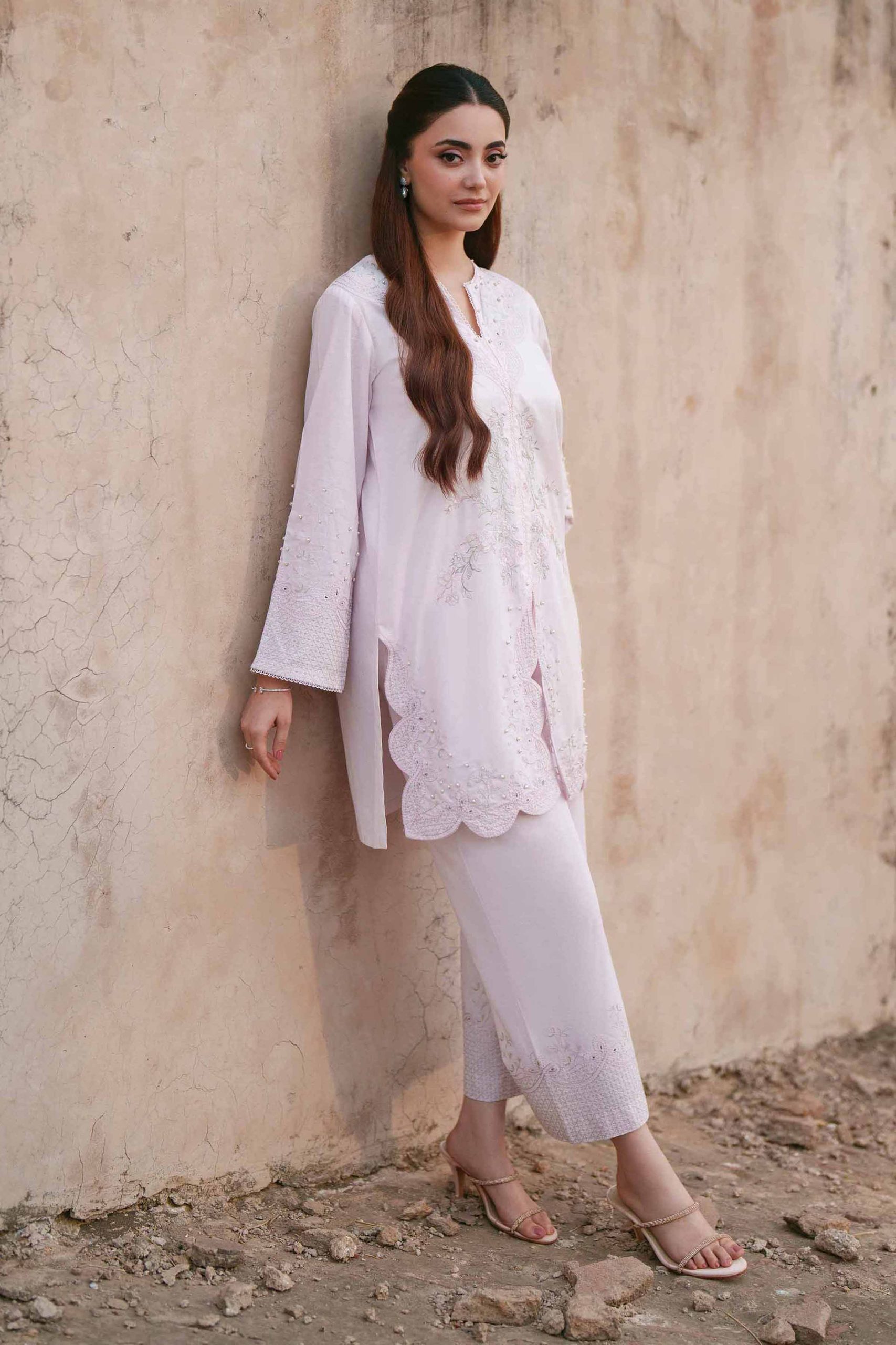 2 Piece - Embroidered Suit - KFE26-46